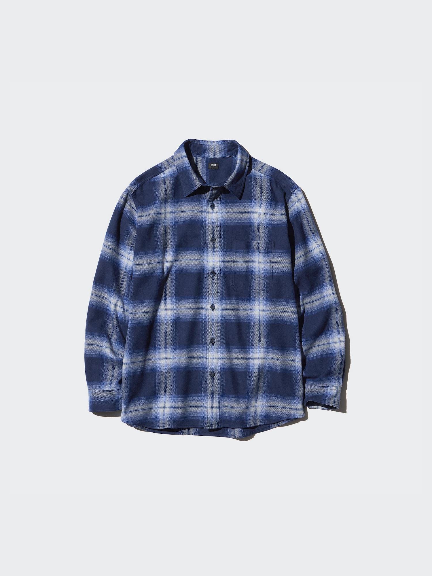 Фланелевая рубашка в клетку — UNIQLO