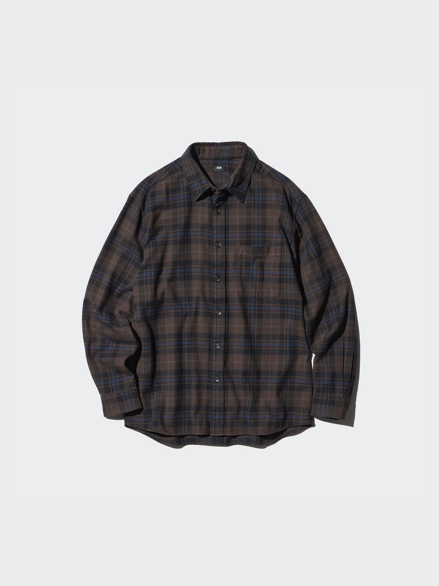Фланелевая рубашка в клетку — UNIQLO