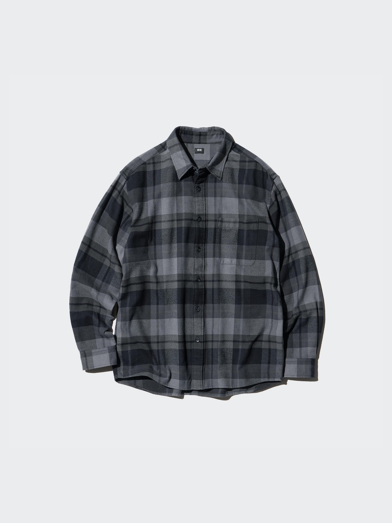 Фланелевая рубашка в клетку — UNIQLO