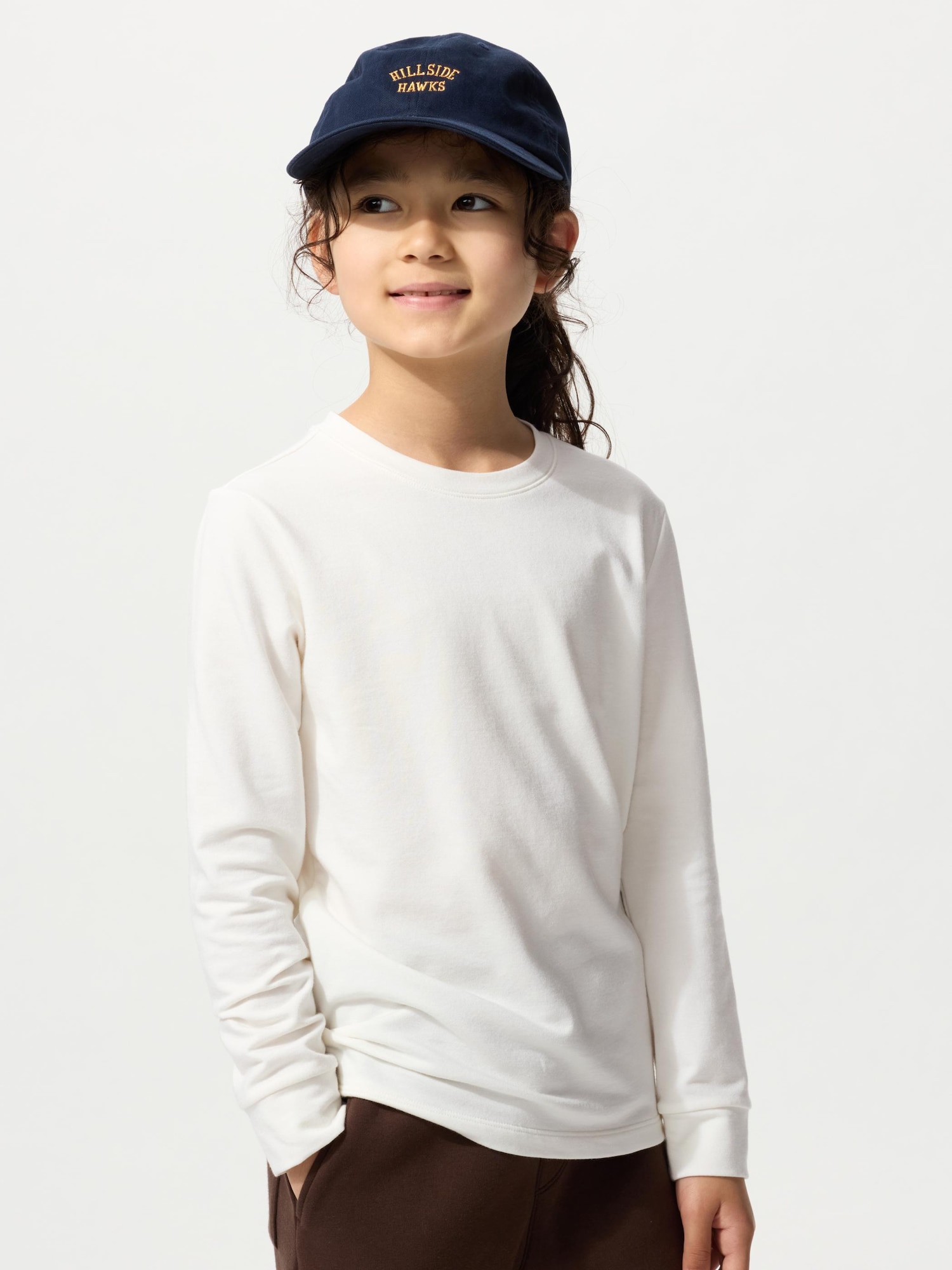 HEATTECH Extra Warm хлопковая футболка с круглым вырезом — UNIQLO