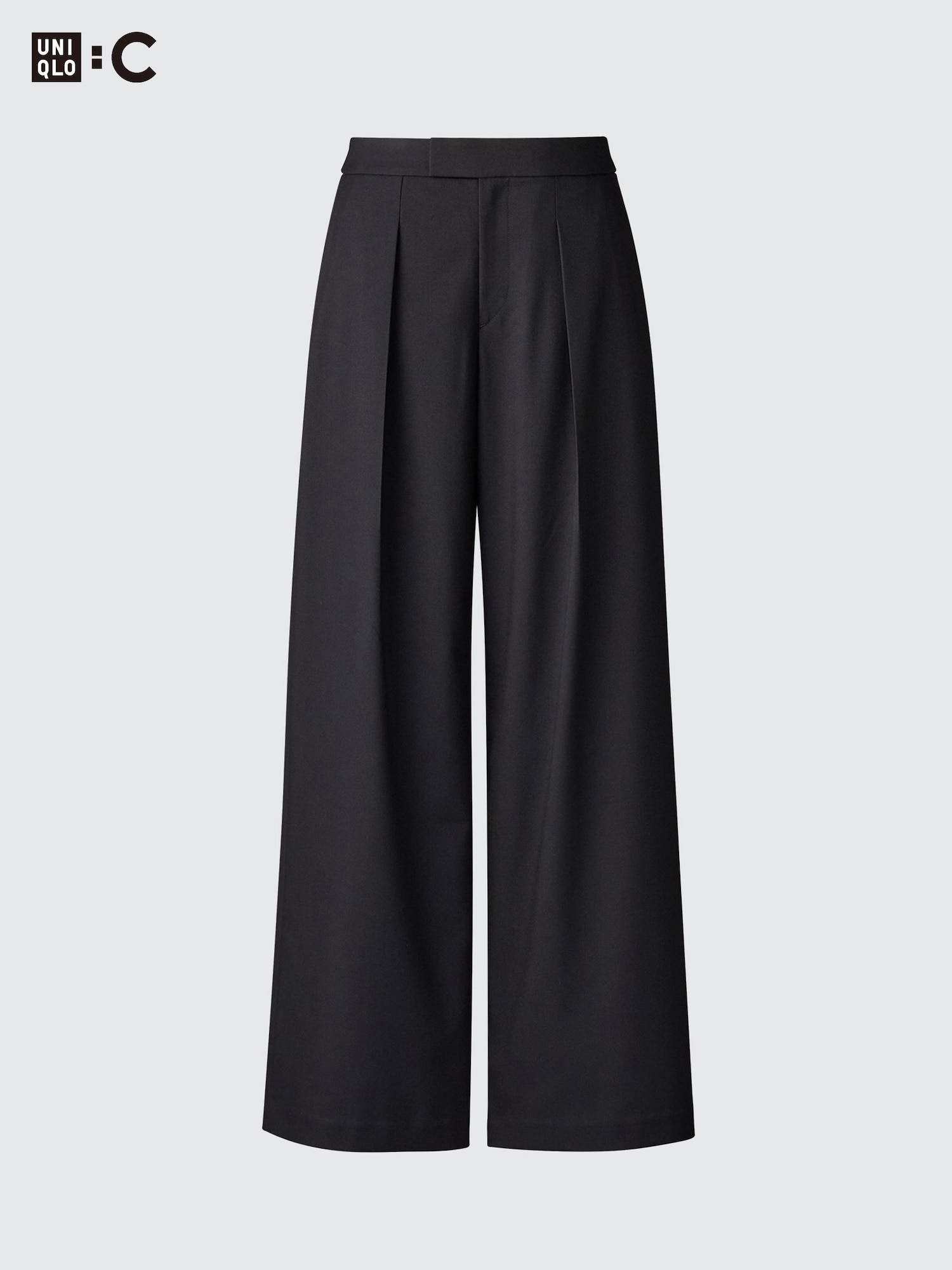 Широкие брюки с защипами — UNIQLO