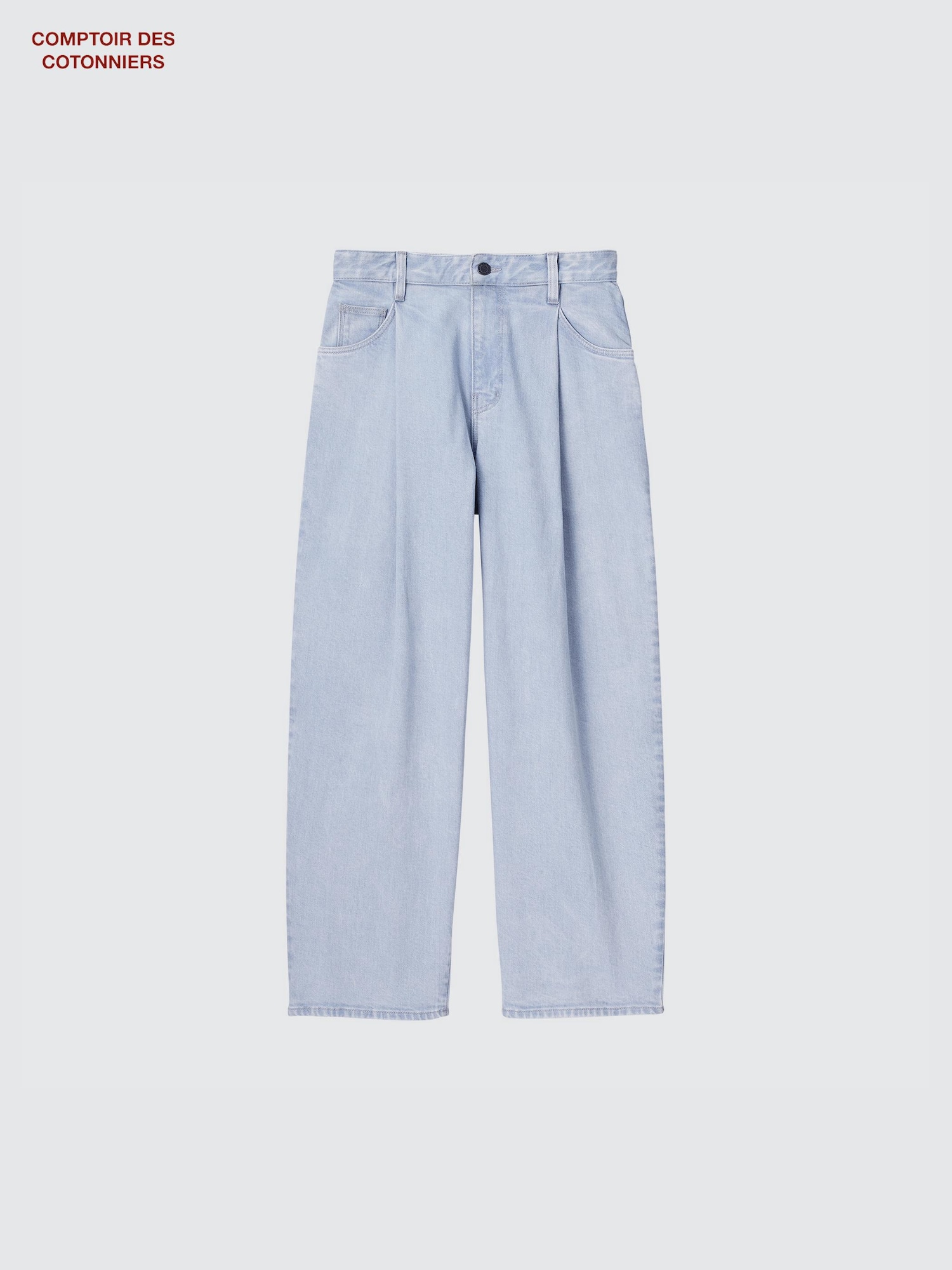 Зауженные джинсы с защипами — UNIQLO