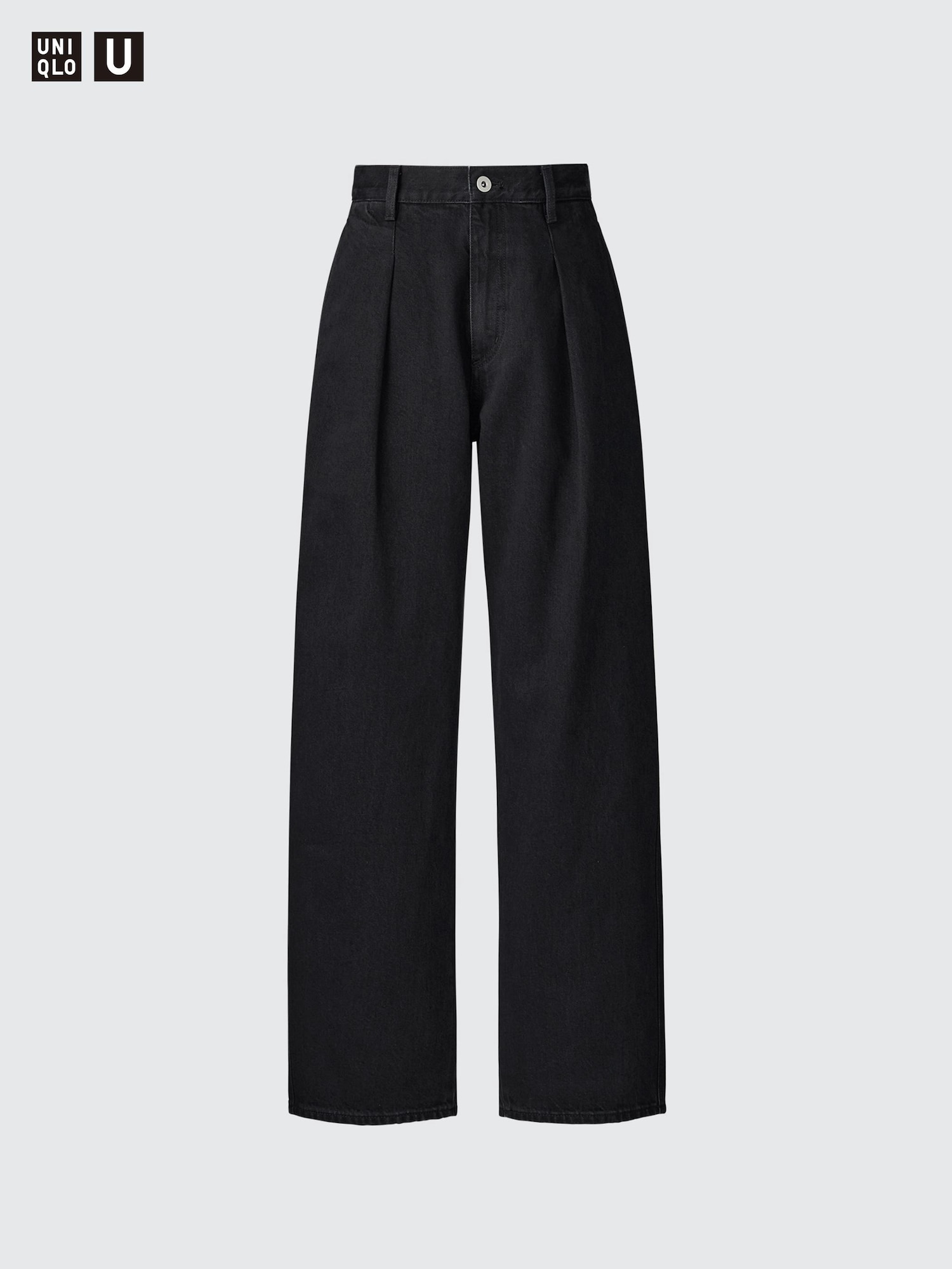 Брюки джинсовые со складками — UNIQLO