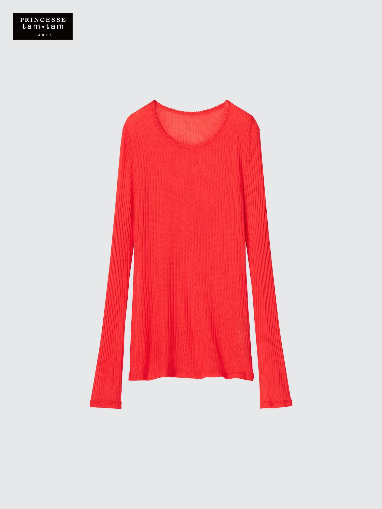 HEATTECH пуантельная футболка из смеси кашемира — UNIQLO