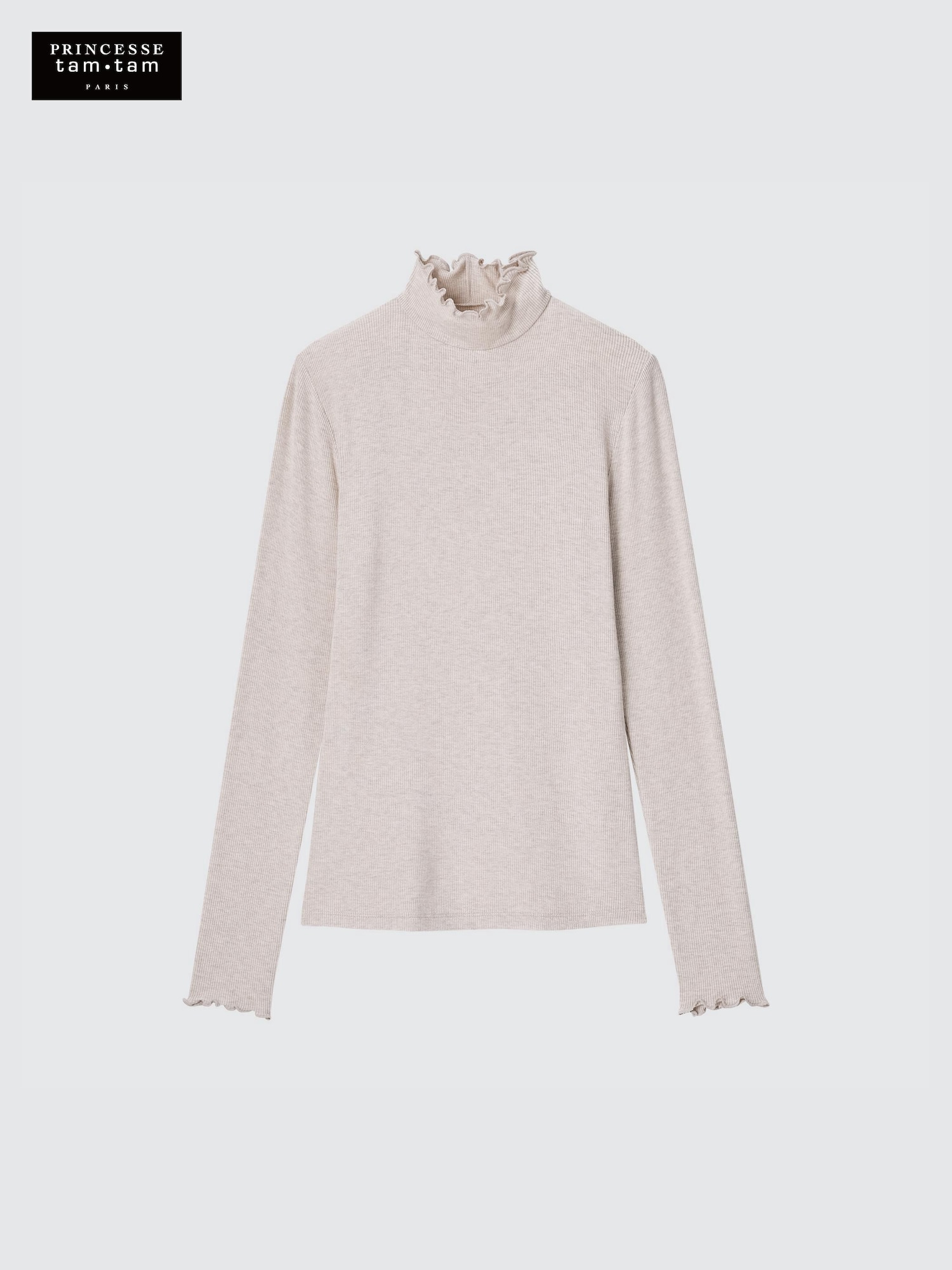 HEATTECH Extra Warm термобельё в рубчик с высоким воротом с добавлением кашемира — UNIQLO