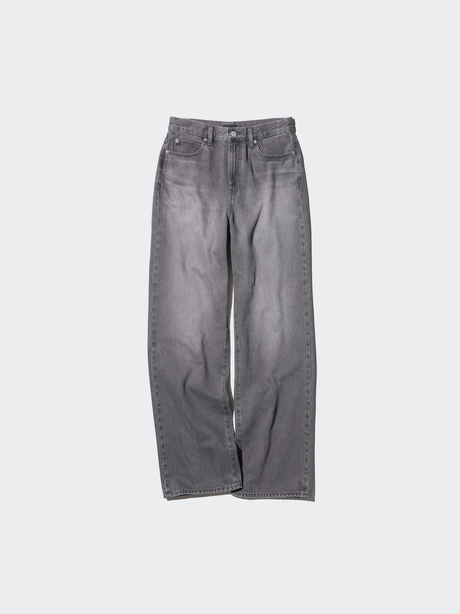 Широкие прямые джинсы, удлинённые — UNIQLO