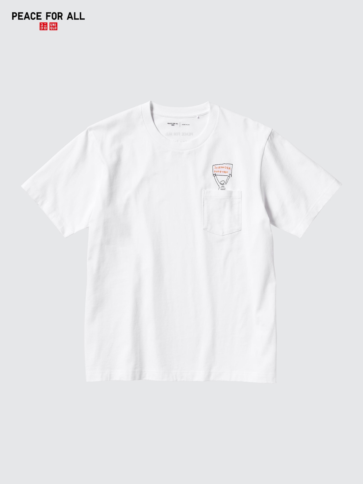 PEACE FOR ALL футболка / Jason Polan — UNIQLO