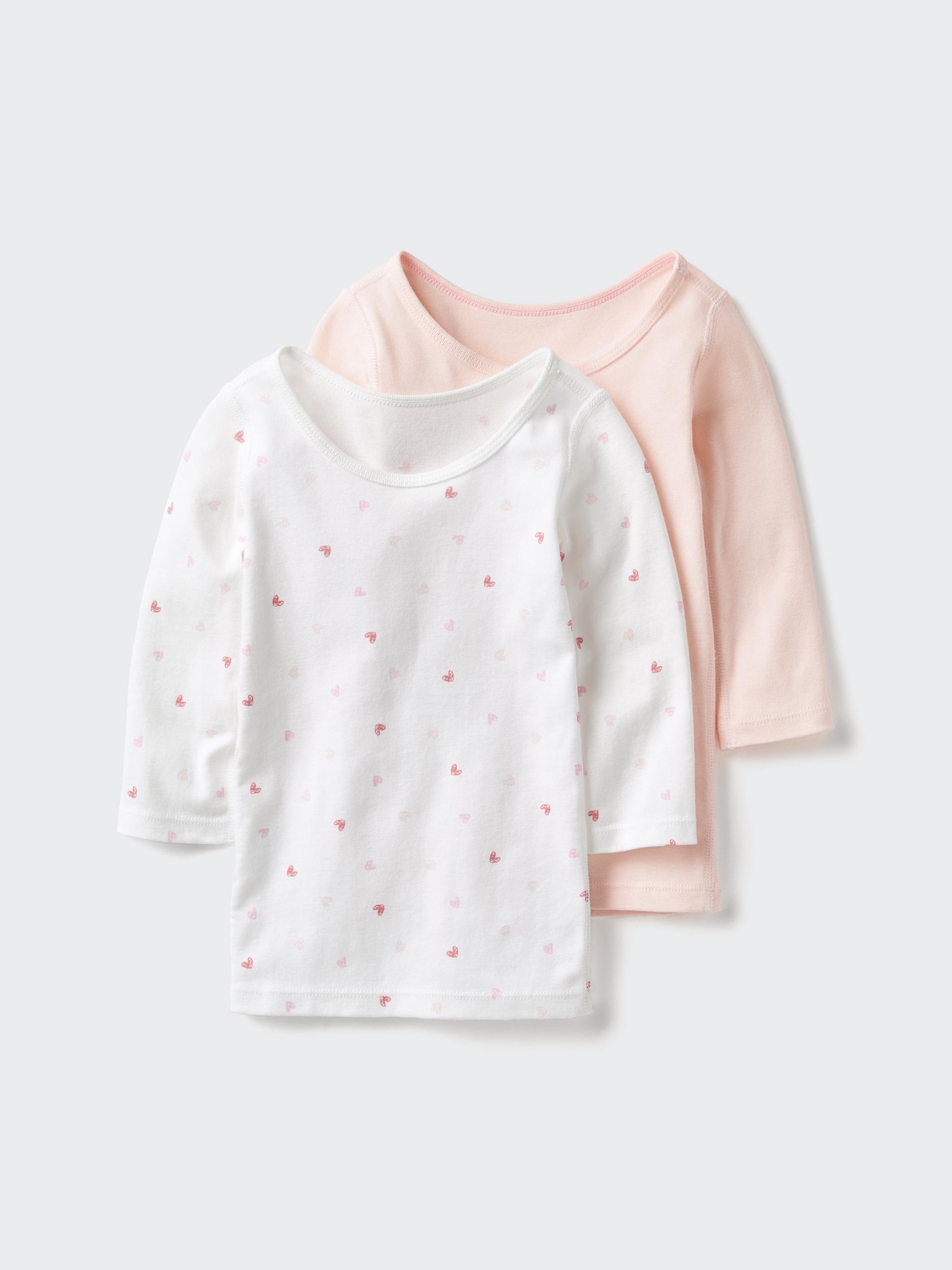Хлопковая трикотажная футболка-бельё, 2 шт. — UNIQLO