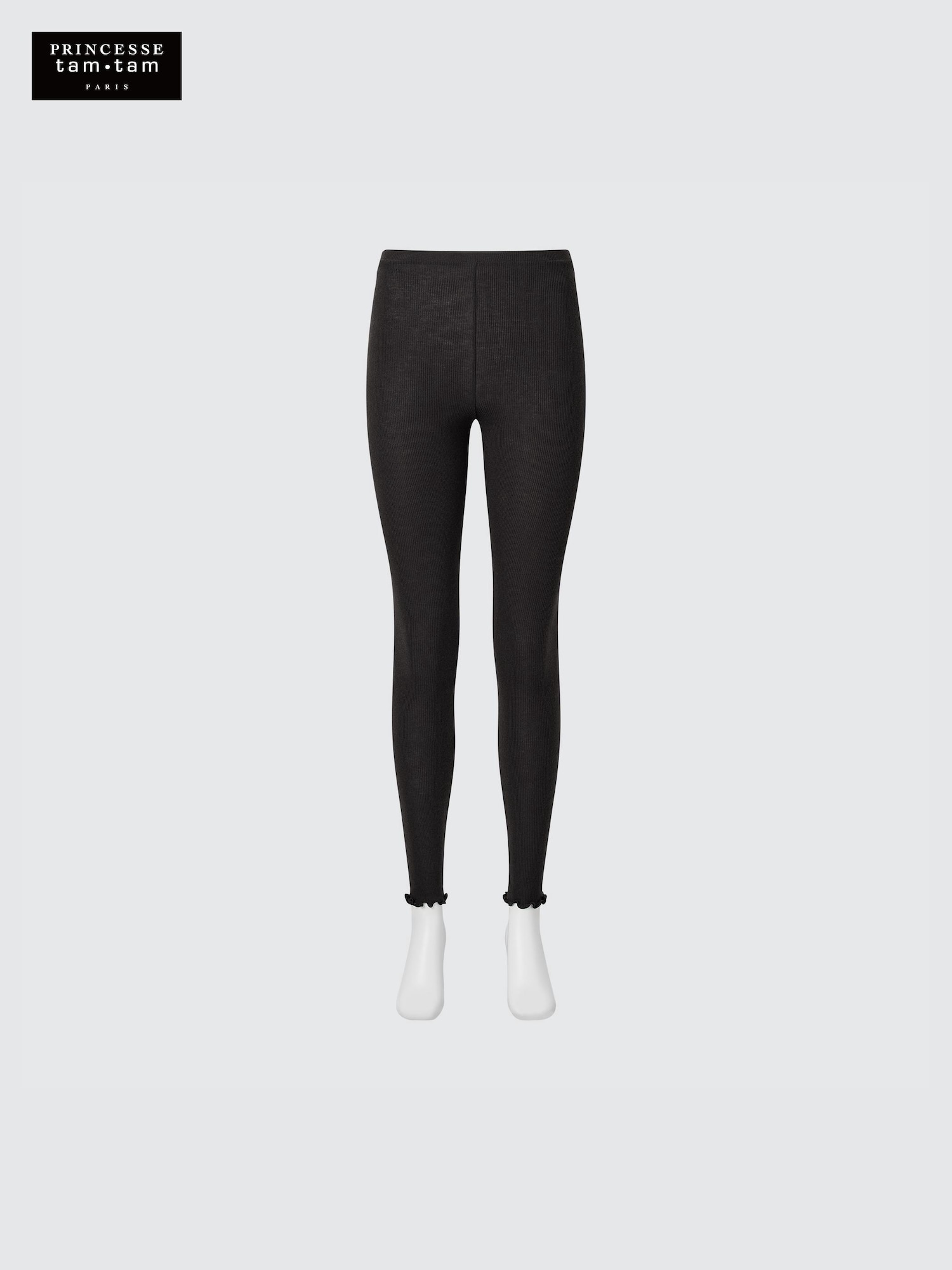 HEATTECH Extra Warm леггинсы в рубчик с добавлением кашемира — UNIQLO
