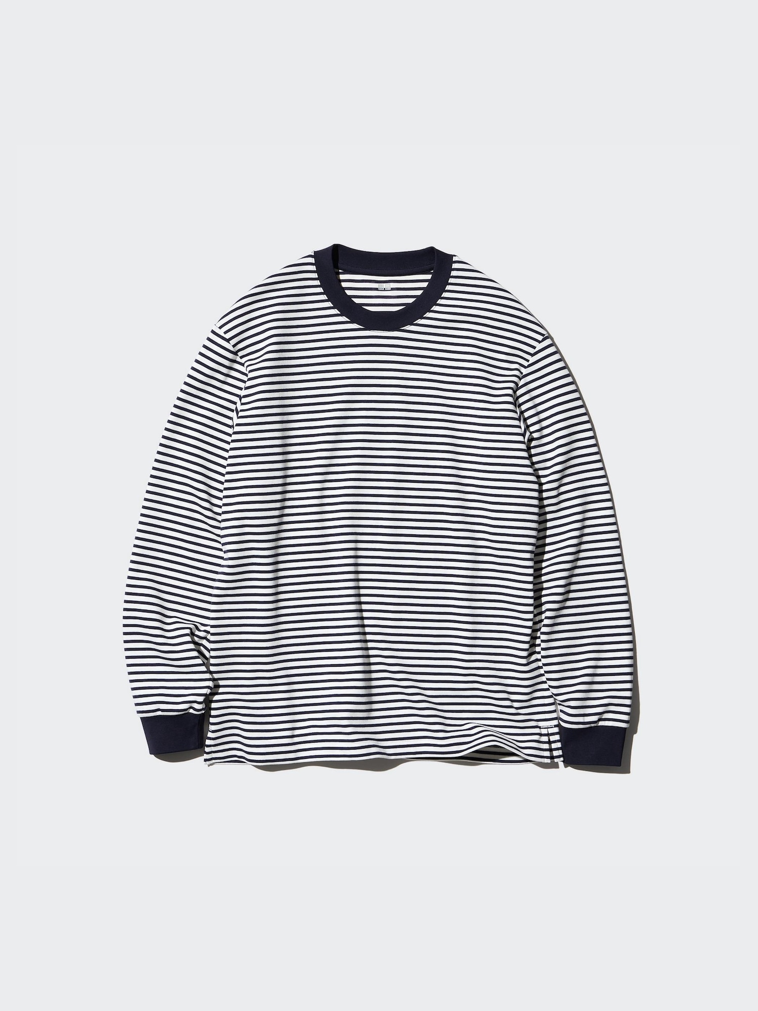 AIRism хлопковая футболка в полоску — UNIQLO