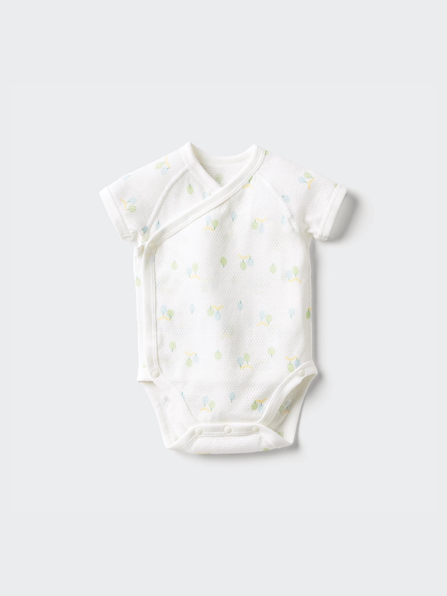Боди-майка сетчатая из хлопка с гульфиком — UNIQLO