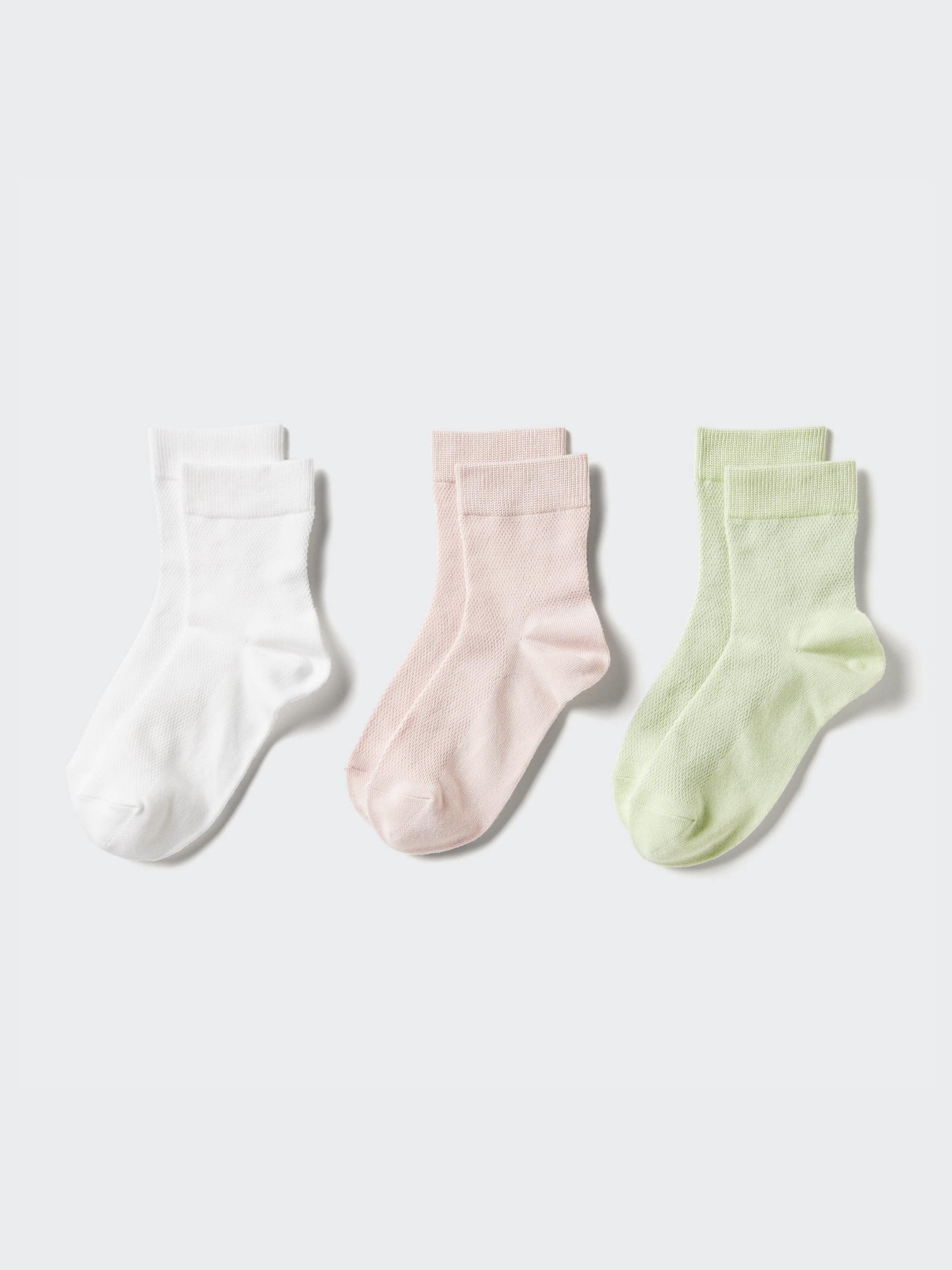 Носки 3 пары / сетчатые — UNIQLO