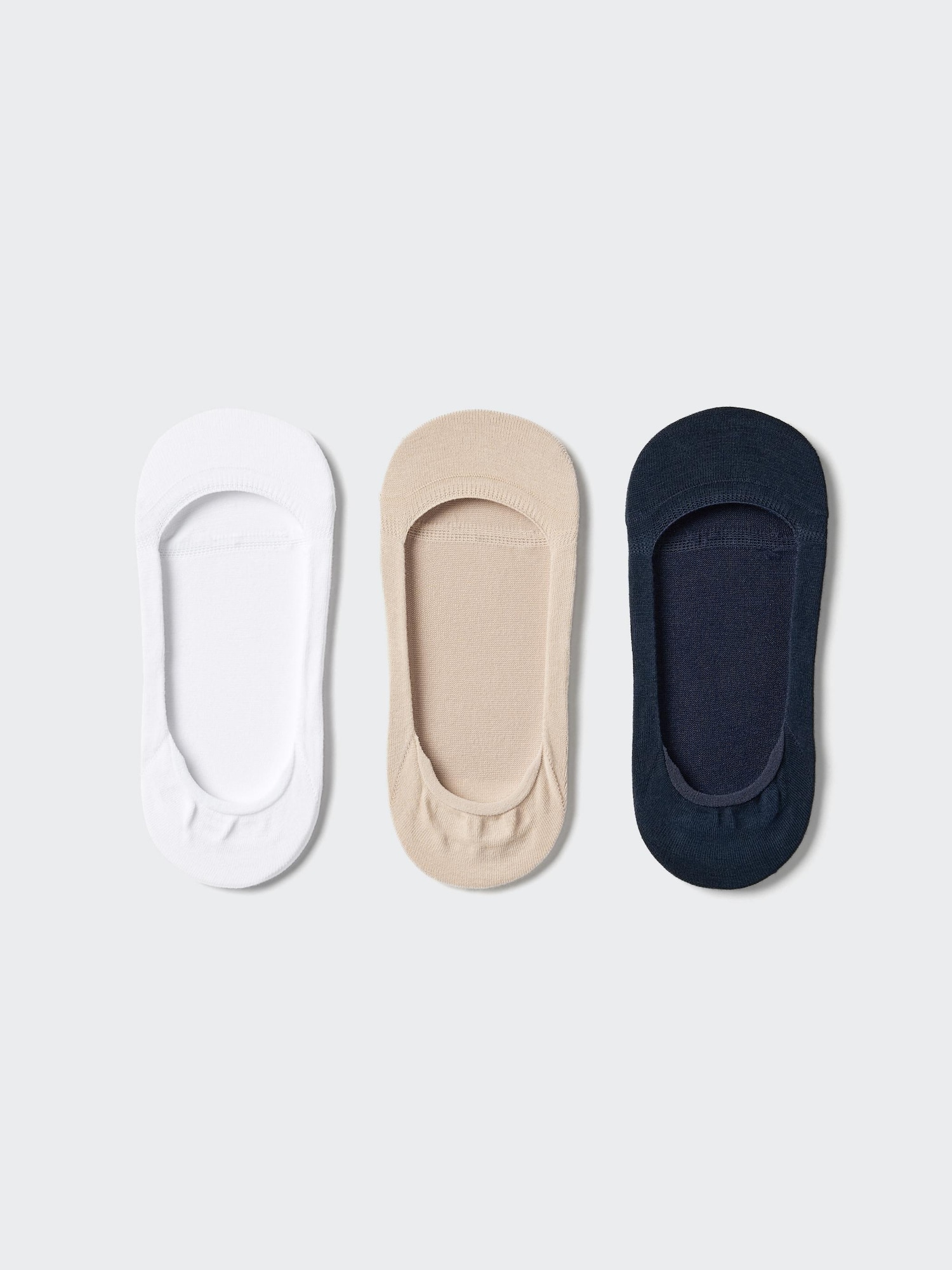 Носки ультракороткие/комплект 3 пары — UNIQLO