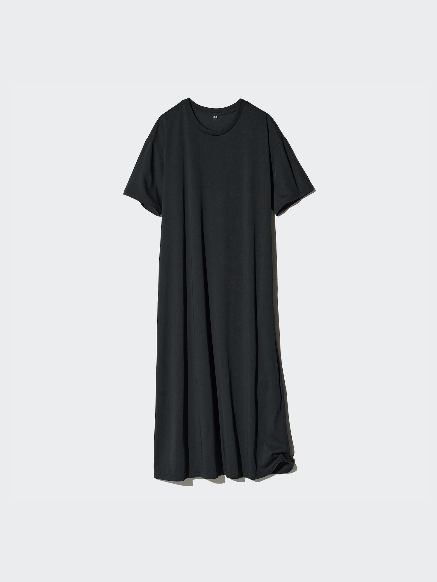 AIRism хлопковое платье-футболка, короткий рукав — UNIQLO