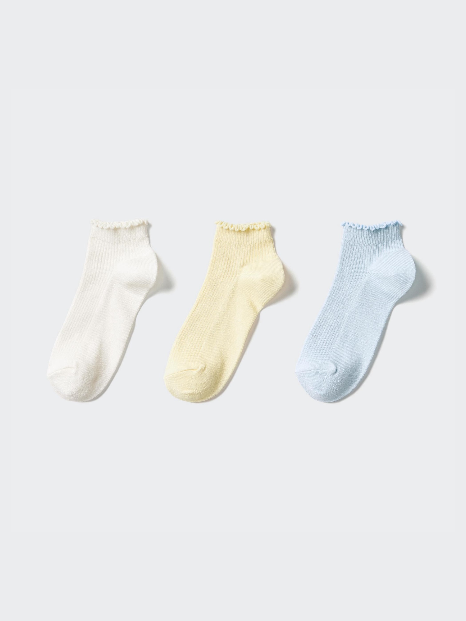Girls короткие носки (3 пары) — UNIQLO