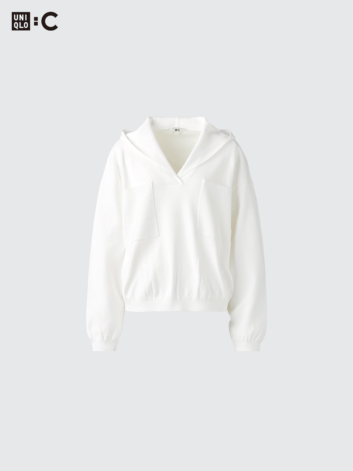 Свитер с капюшоном свободного кроя — UNIQLO
