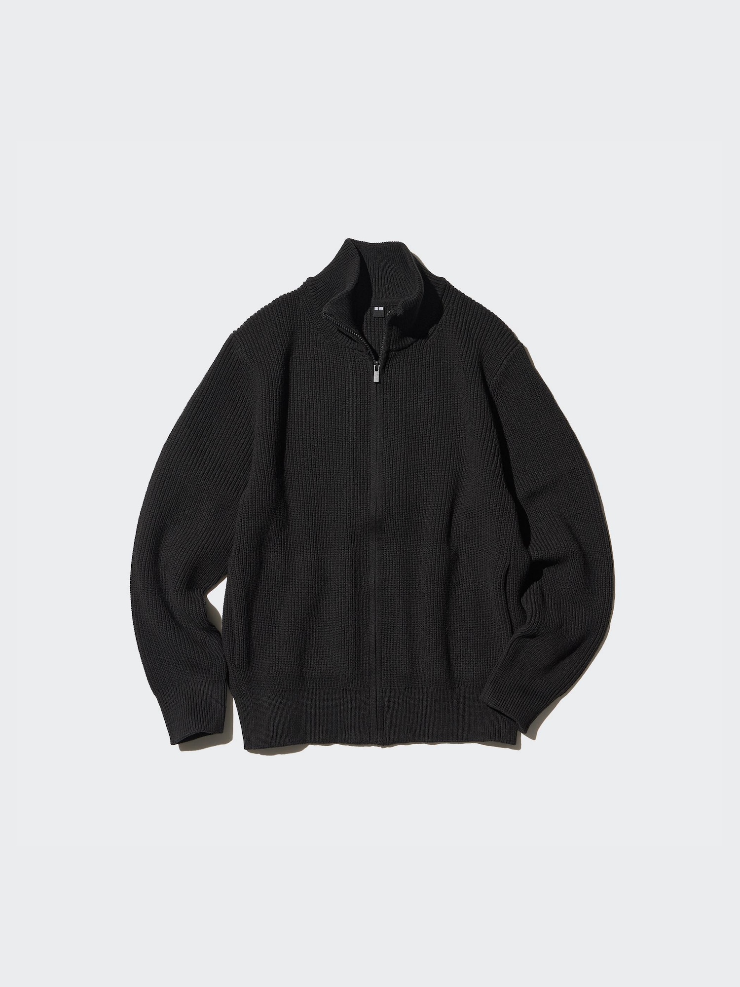 Свитер на молнии средней вязки — UNIQLO