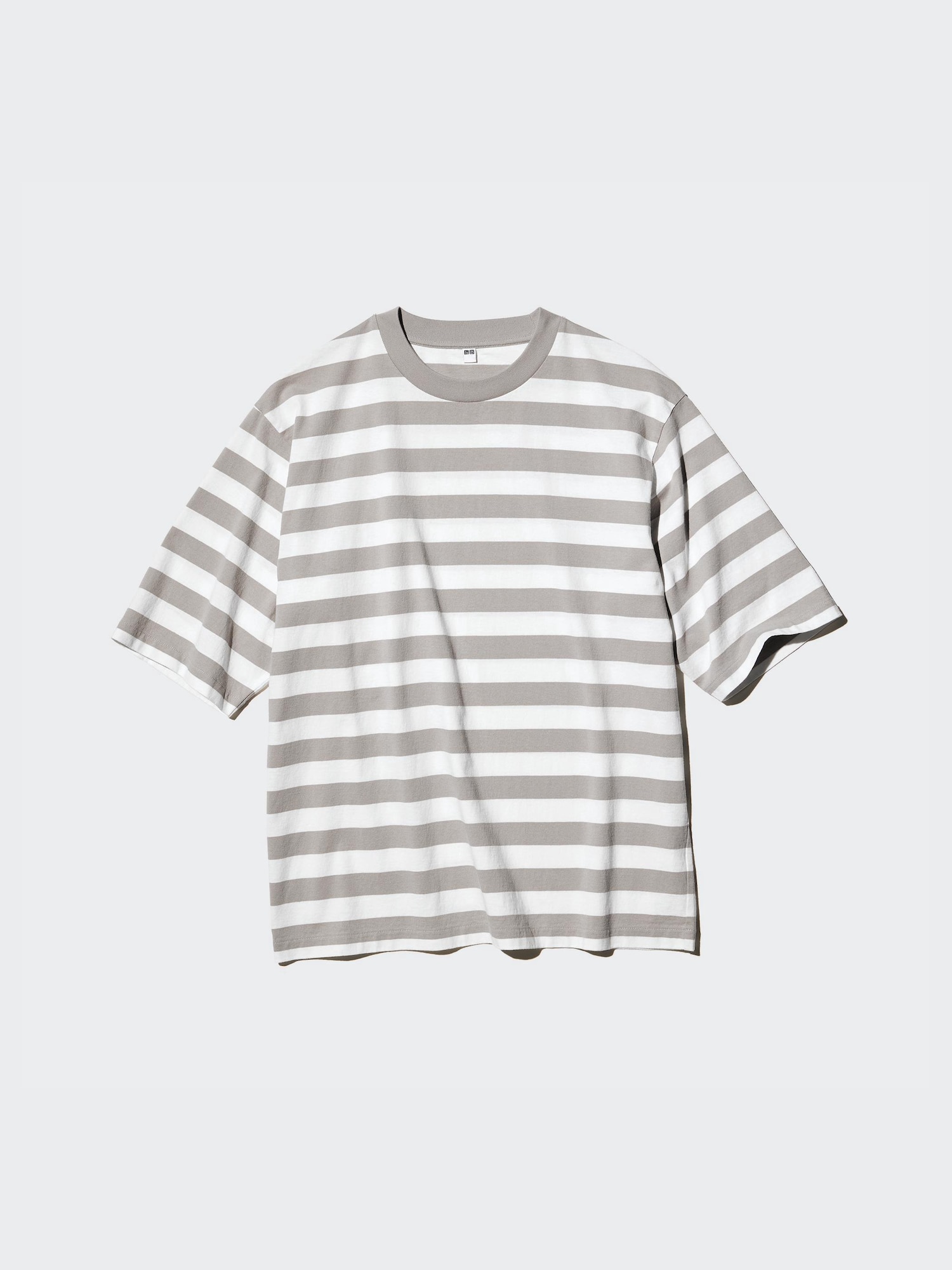 Оверсайз-футболка в полоску — UNIQLO