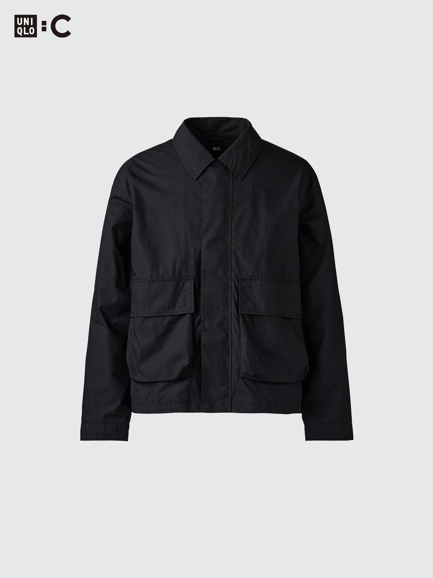 Хлопковый блузон укороченный — UNIQLO