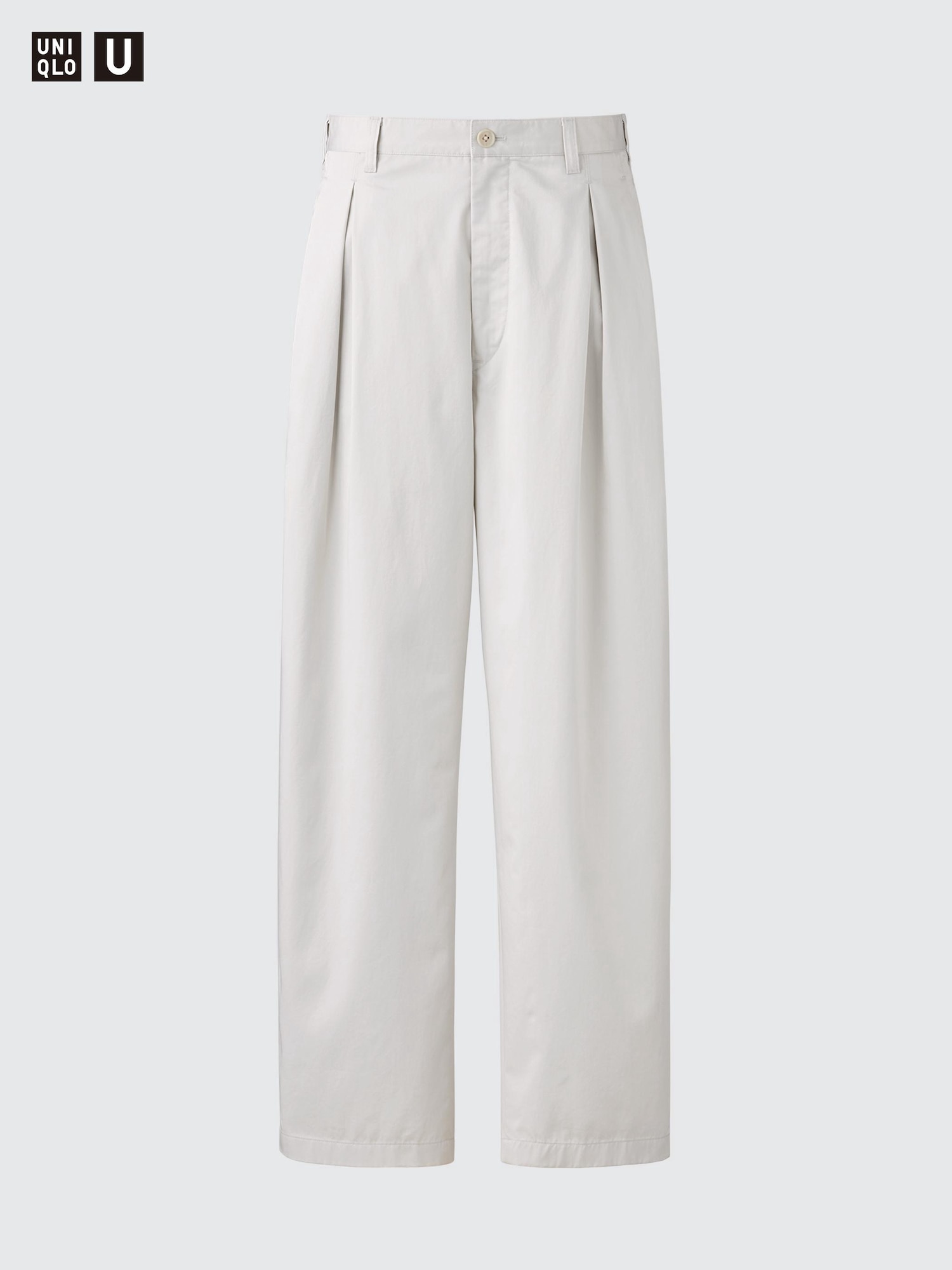 Широкие брюки с защипами — UNIQLO