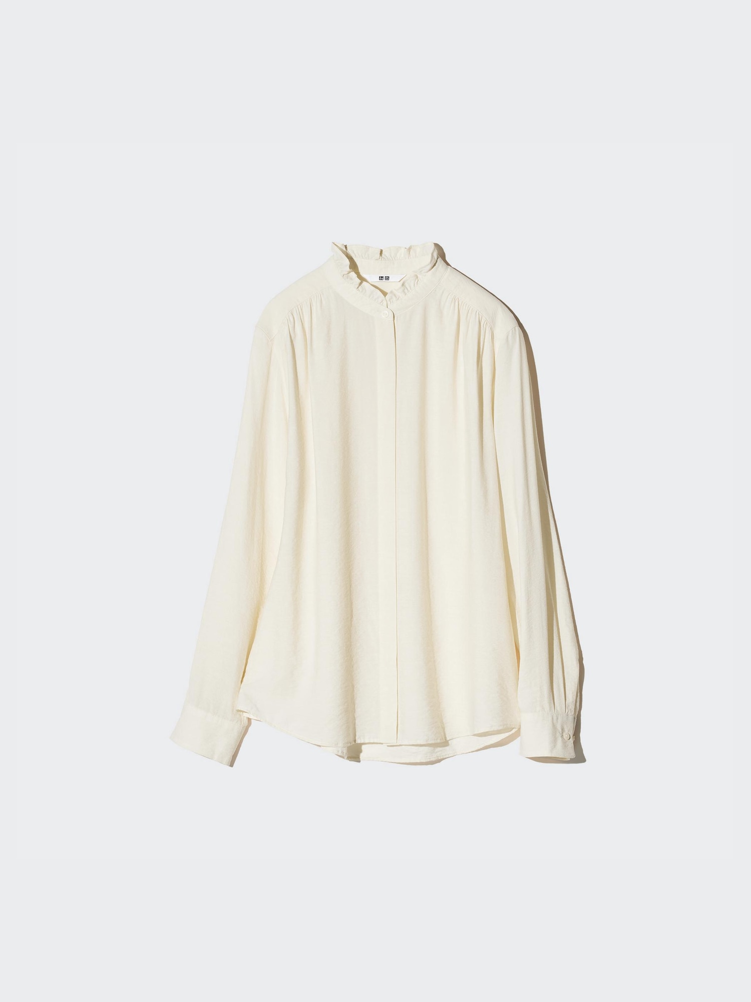 Блузка с рюшами — UNIQLO