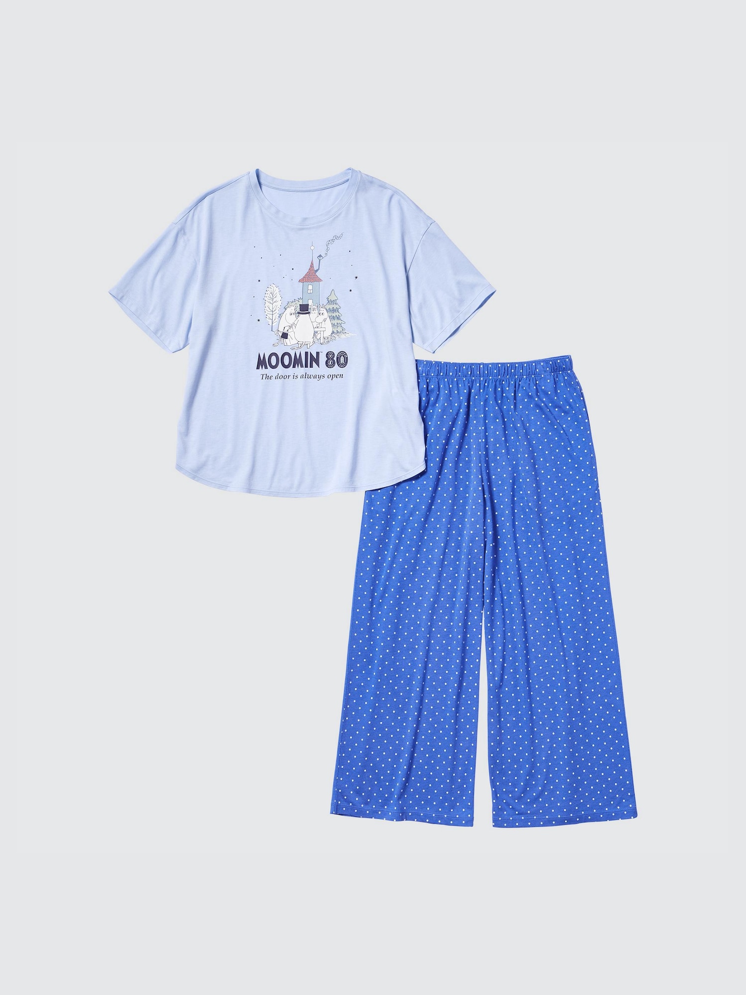 Домашний комплект Moomin с коротким рукавом — UNIQLO