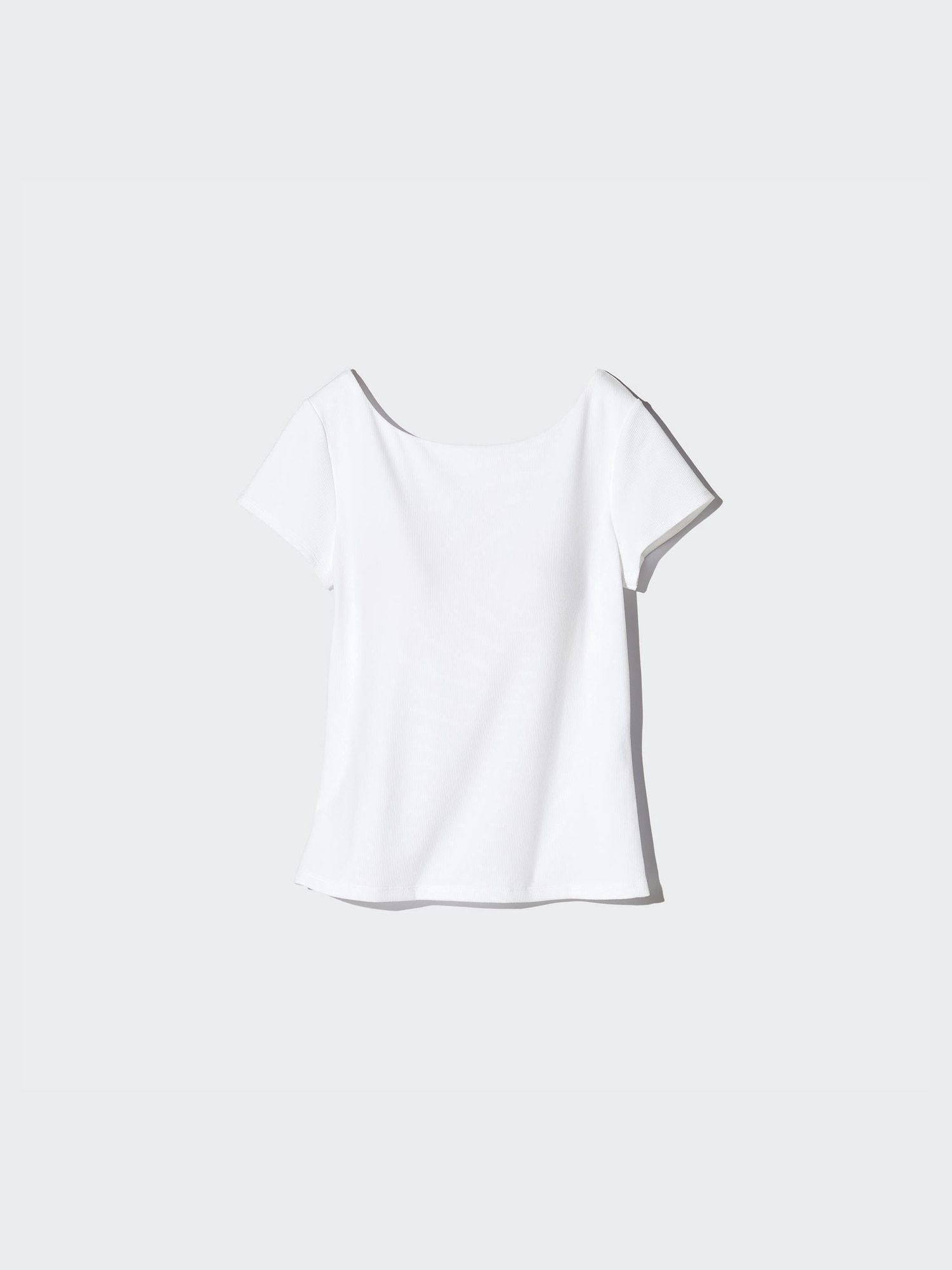 AIRism хлопковая футболка с открытой спиной и встроенным бра — UNIQLO