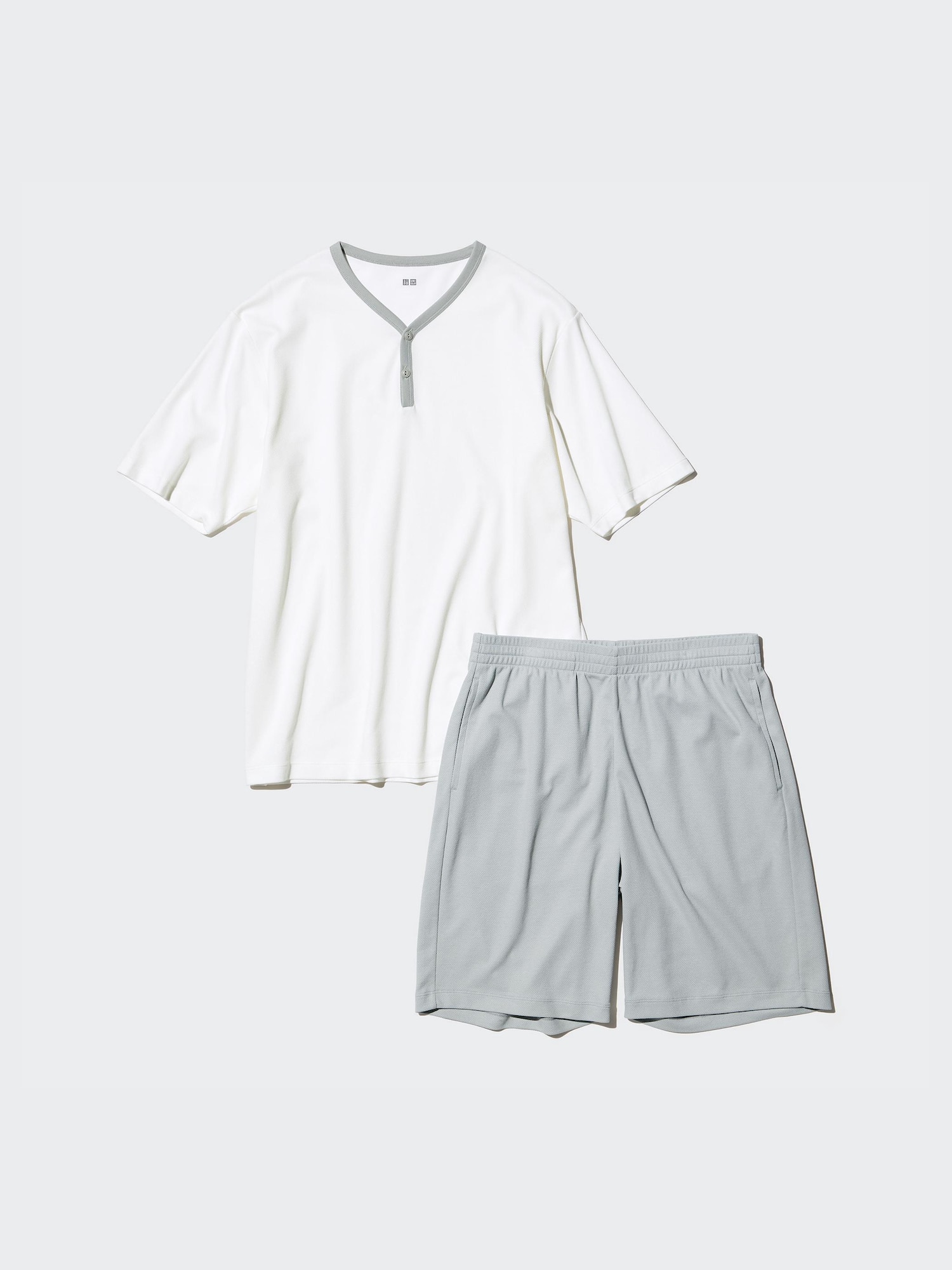 AIRism хлопковый комплект, короткий рукав — UNIQLO