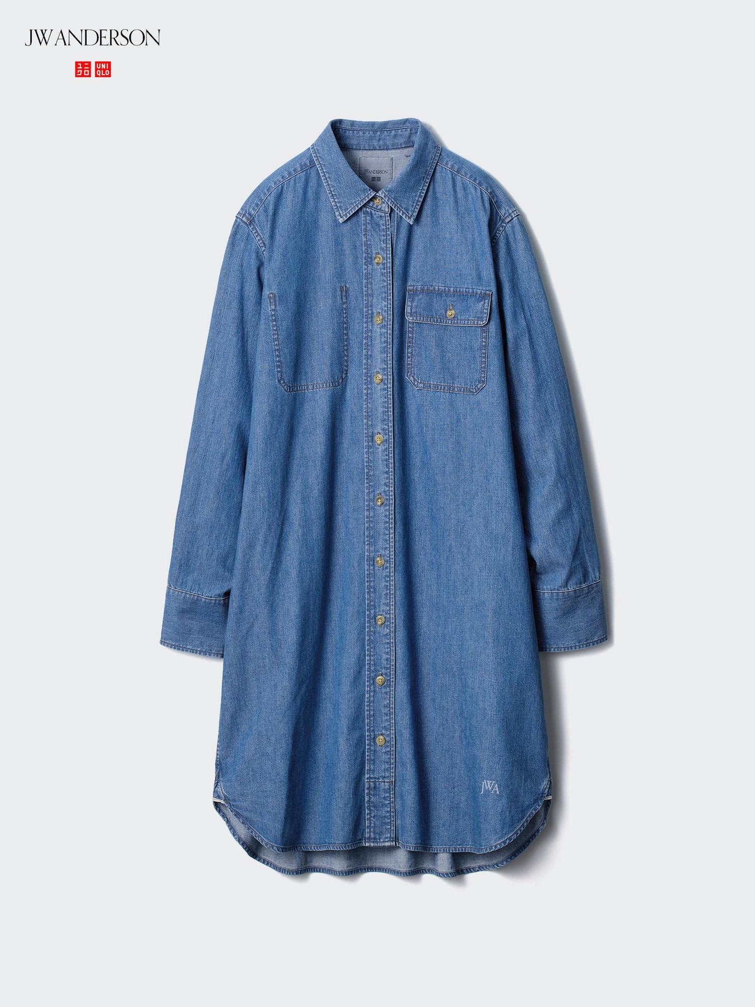 Платье-рубашка джинсовое — UNIQLO