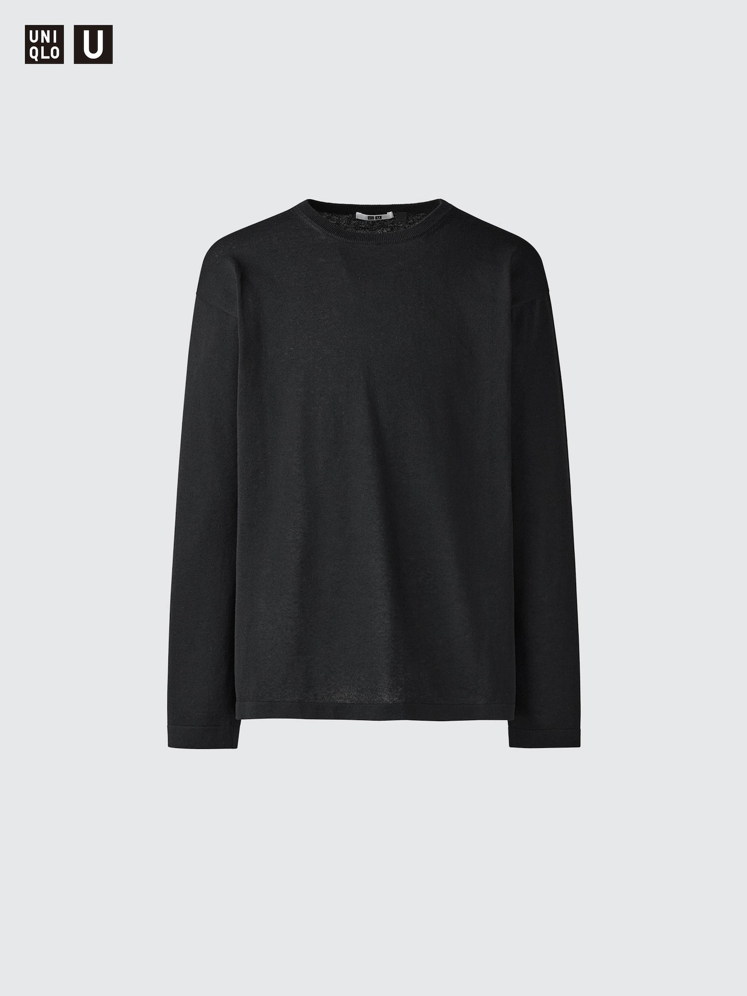 Свитер с круглым вырезом, длинный рукав — UNIQLO