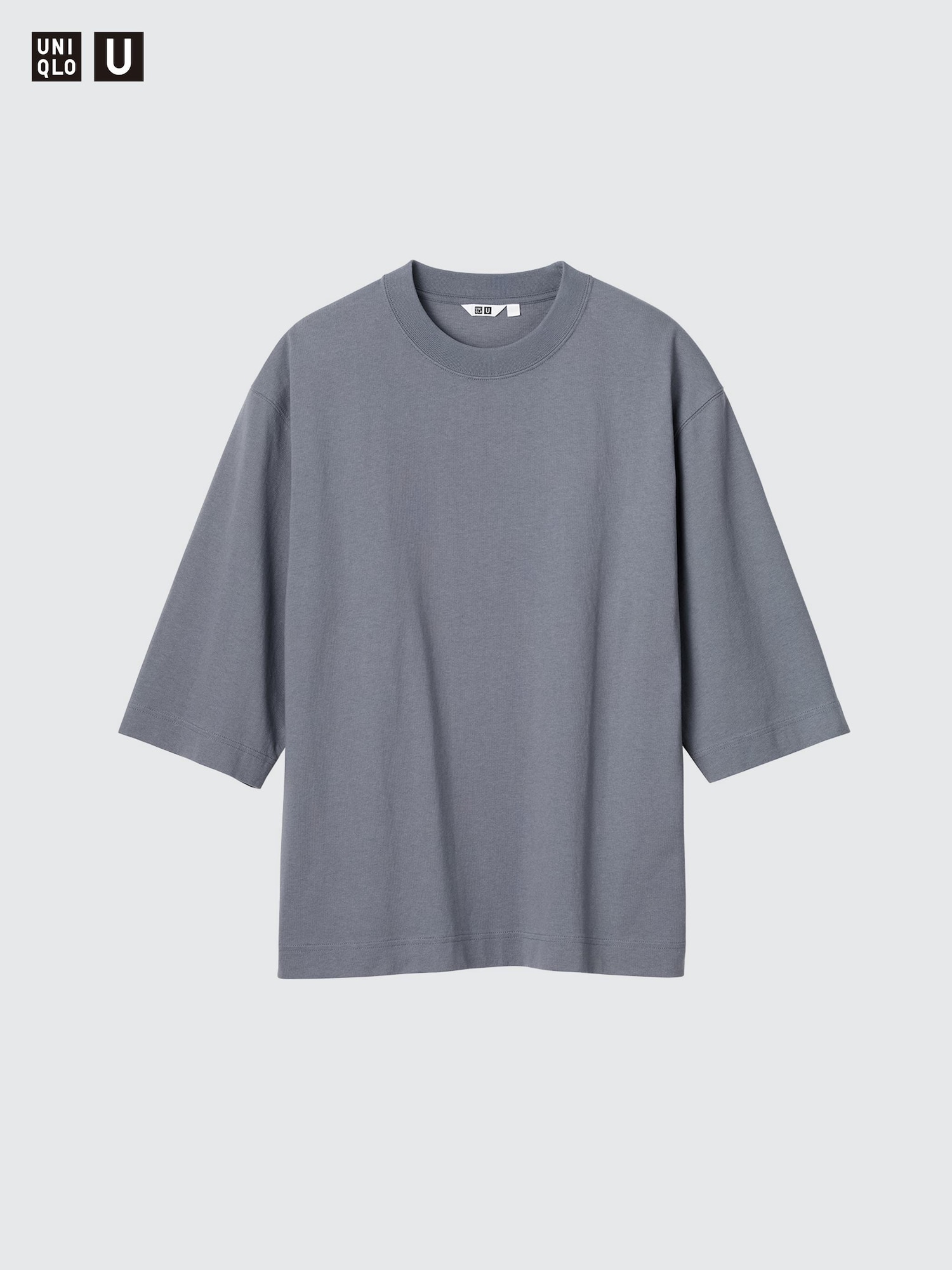 Футболка с круглым вырезом, рукав три четверти — UNIQLO