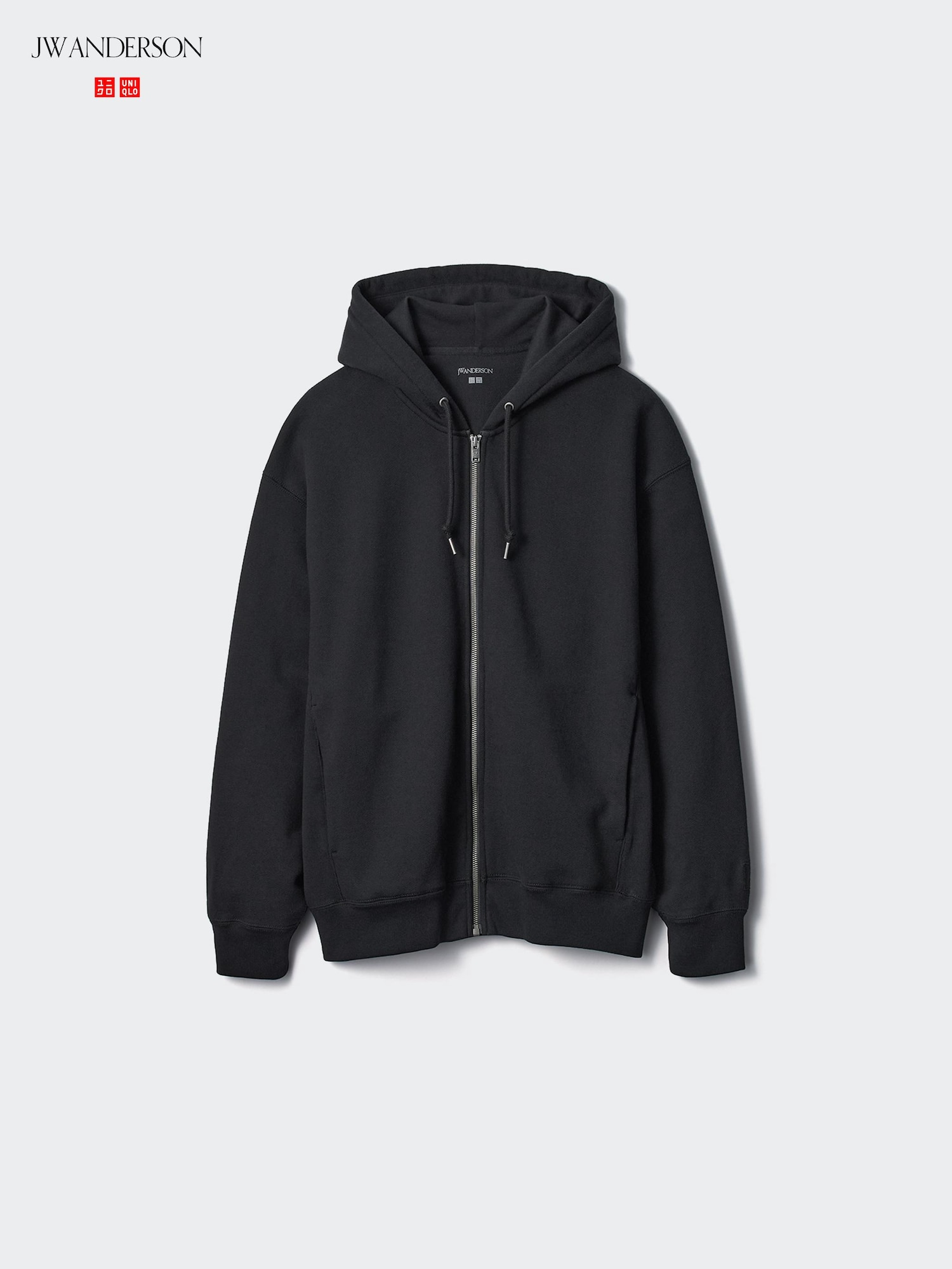 Оверсайз худи на молнии — UNIQLO
