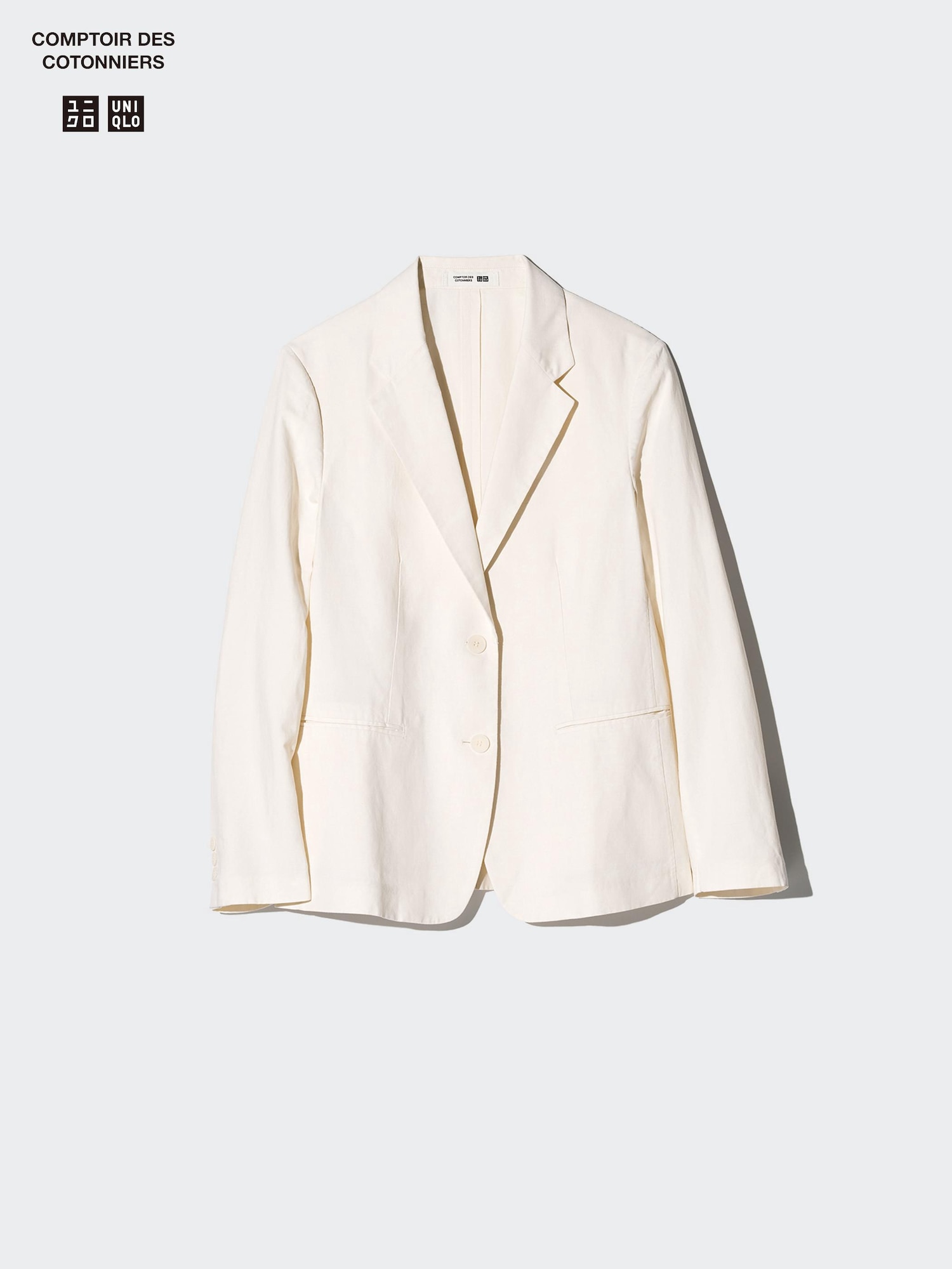 Жакет из льняной смеси — UNIQLO