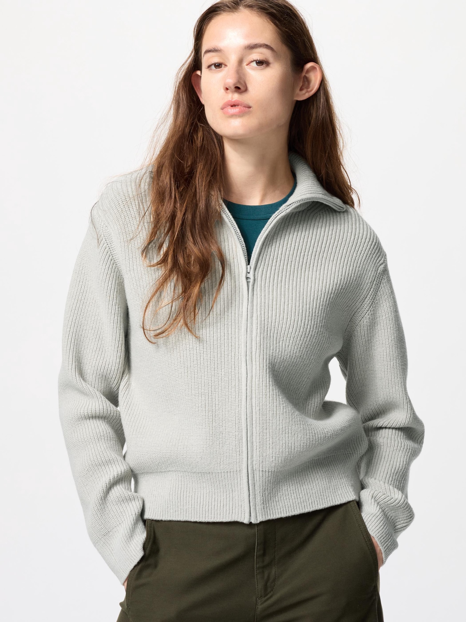 Кардиган на молнии — UNIQLO