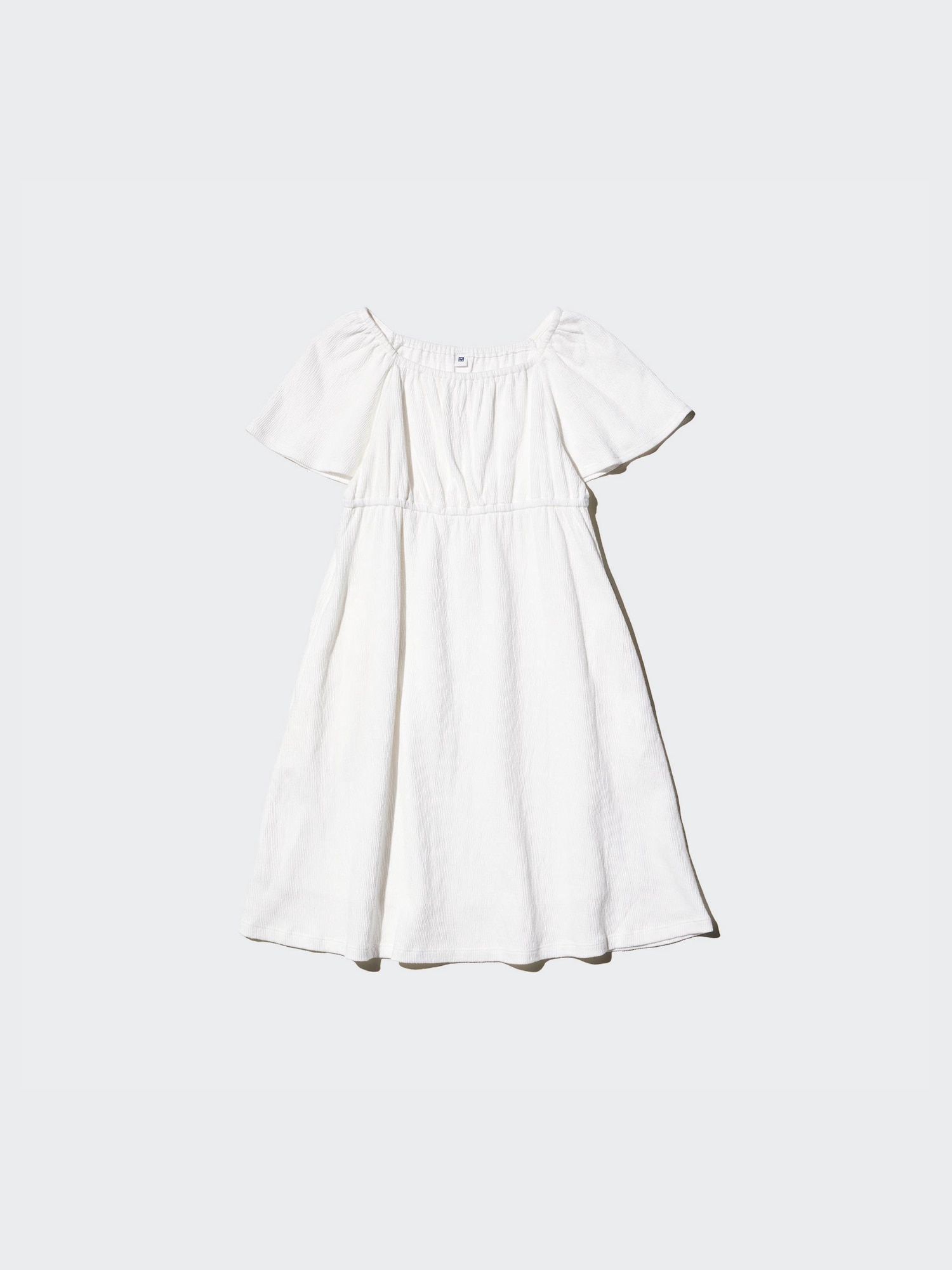 Girls платье с рукавами-воланами — UNIQLO