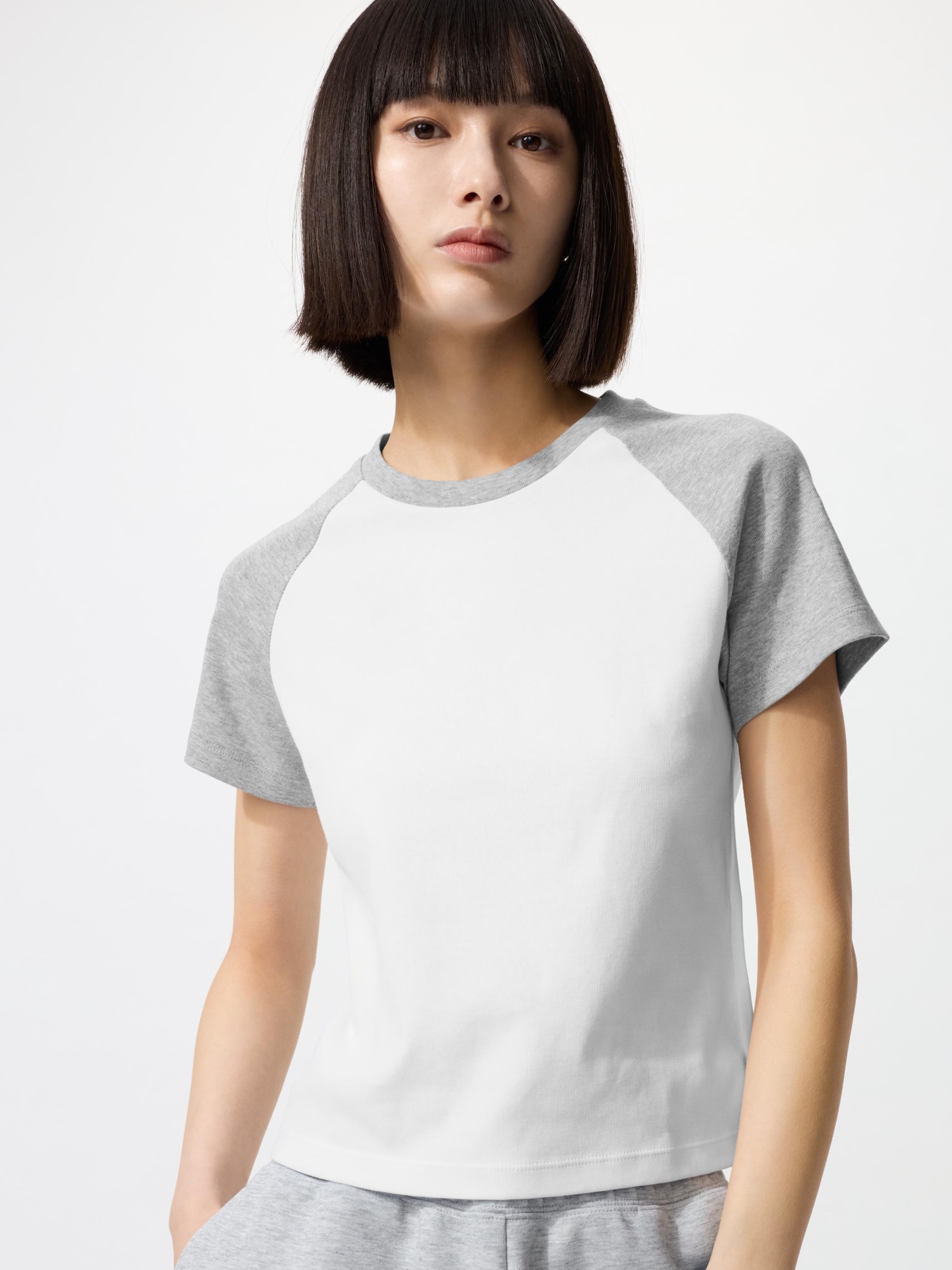 Мини-футболка реглан — UNIQLO