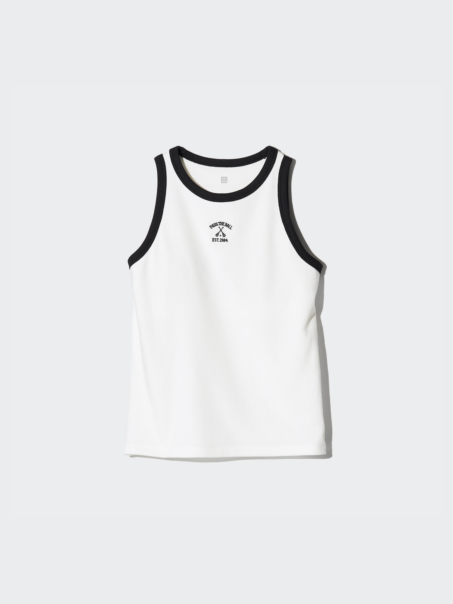 Girls бра-топ с рубчиком (американская пройма) — UNIQLO