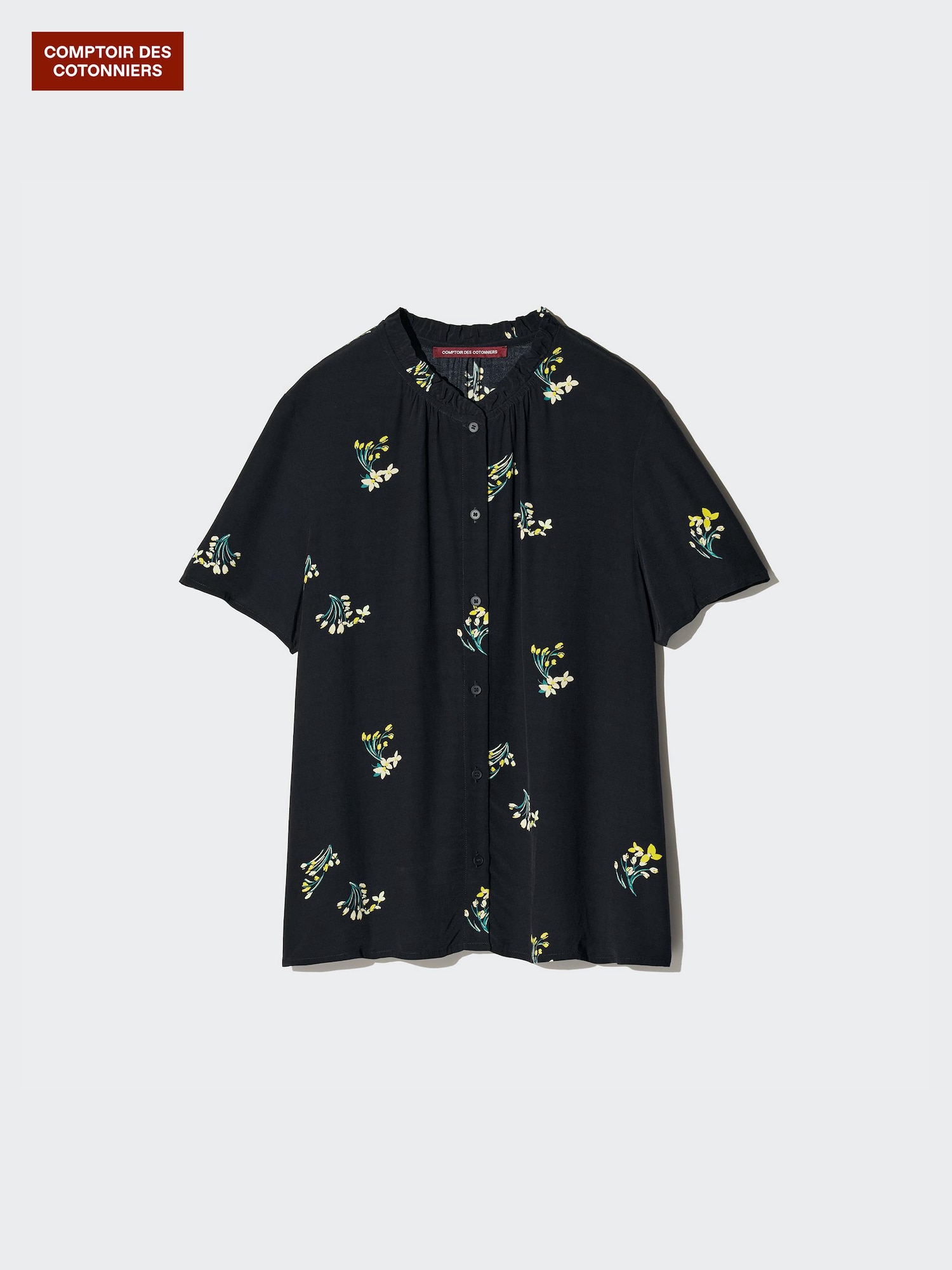 Блузка из вискозы с принтом — UNIQLO