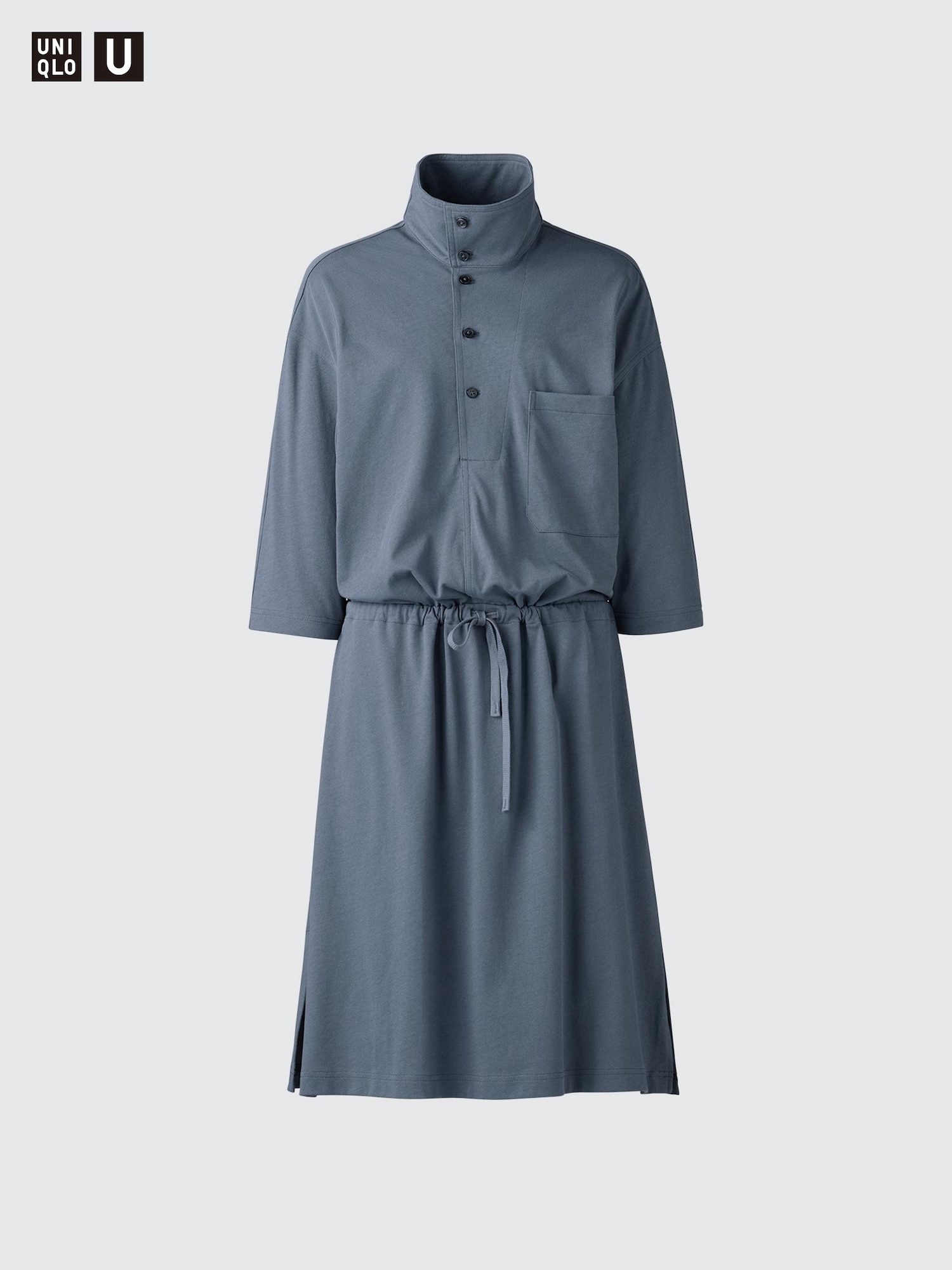 Джерсовое платье, средний рукав — UNIQLO