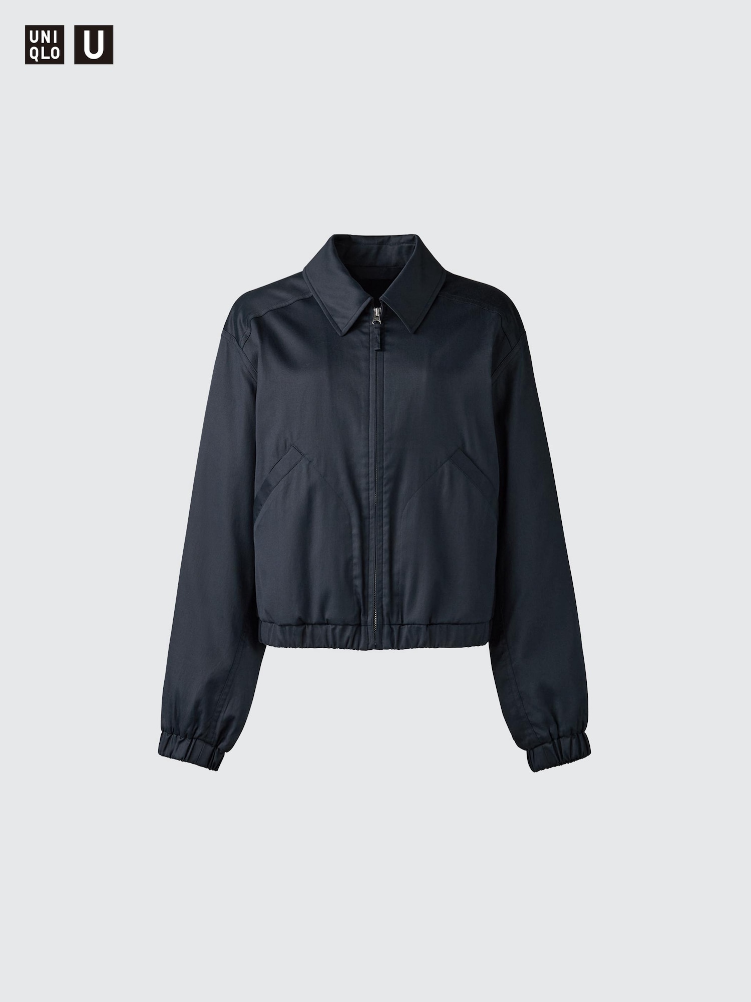 Короткий блузон на молнии — UNIQLO