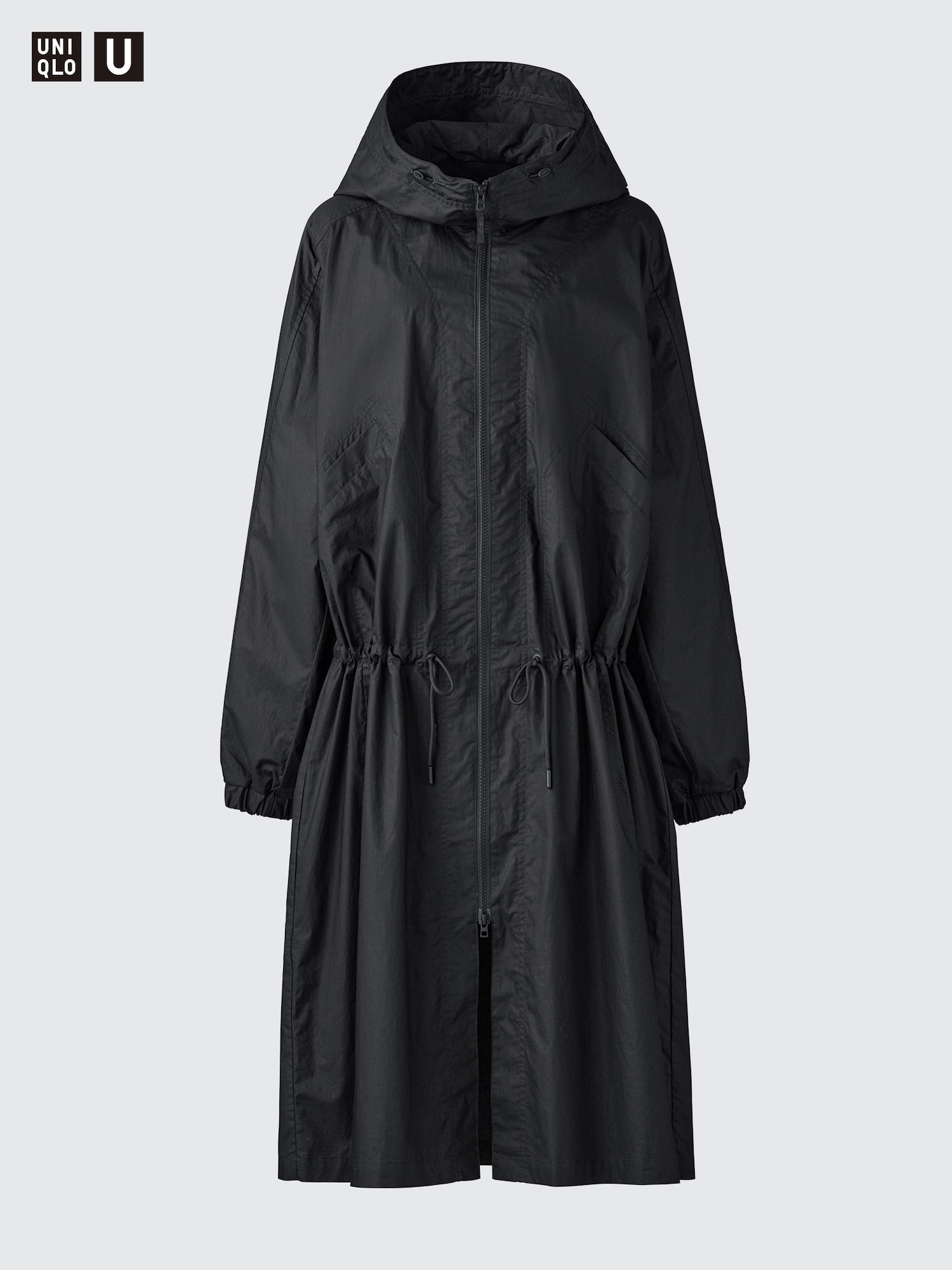 Хлопковое пальто с капюшоном — UNIQLO