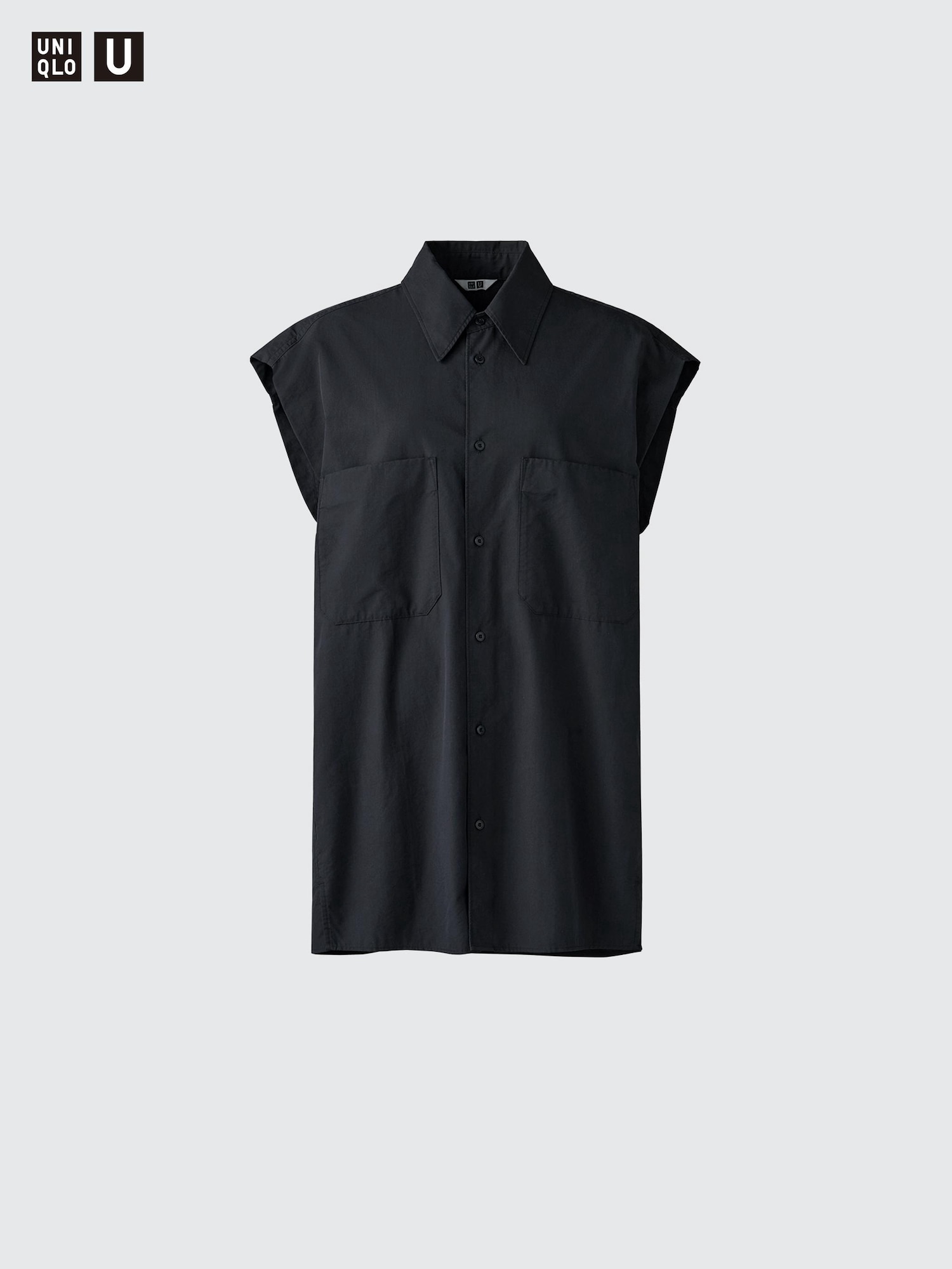 Длинная рубашка без рукавов — UNIQLO