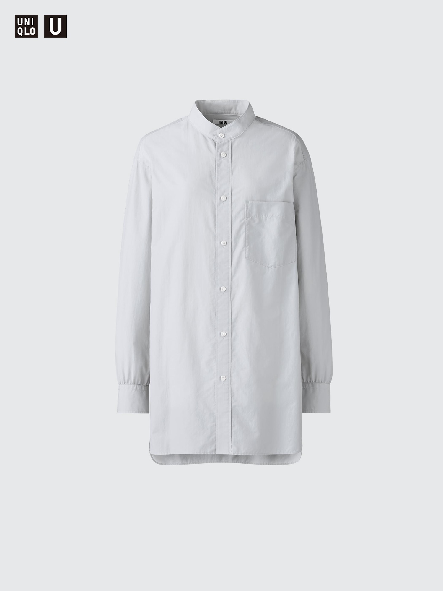 Оверсайз-рубашка, длинный рукав — UNIQLO