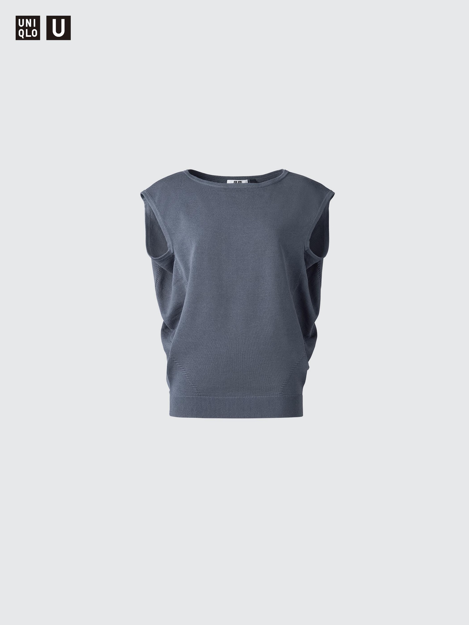Свитер-кокон без рукавов — UNIQLO