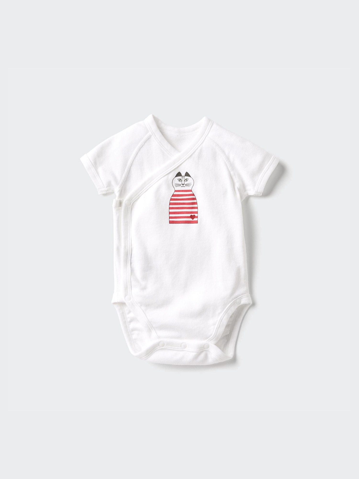 Боди Lisa Larson с застёжкой спереди — UNIQLO