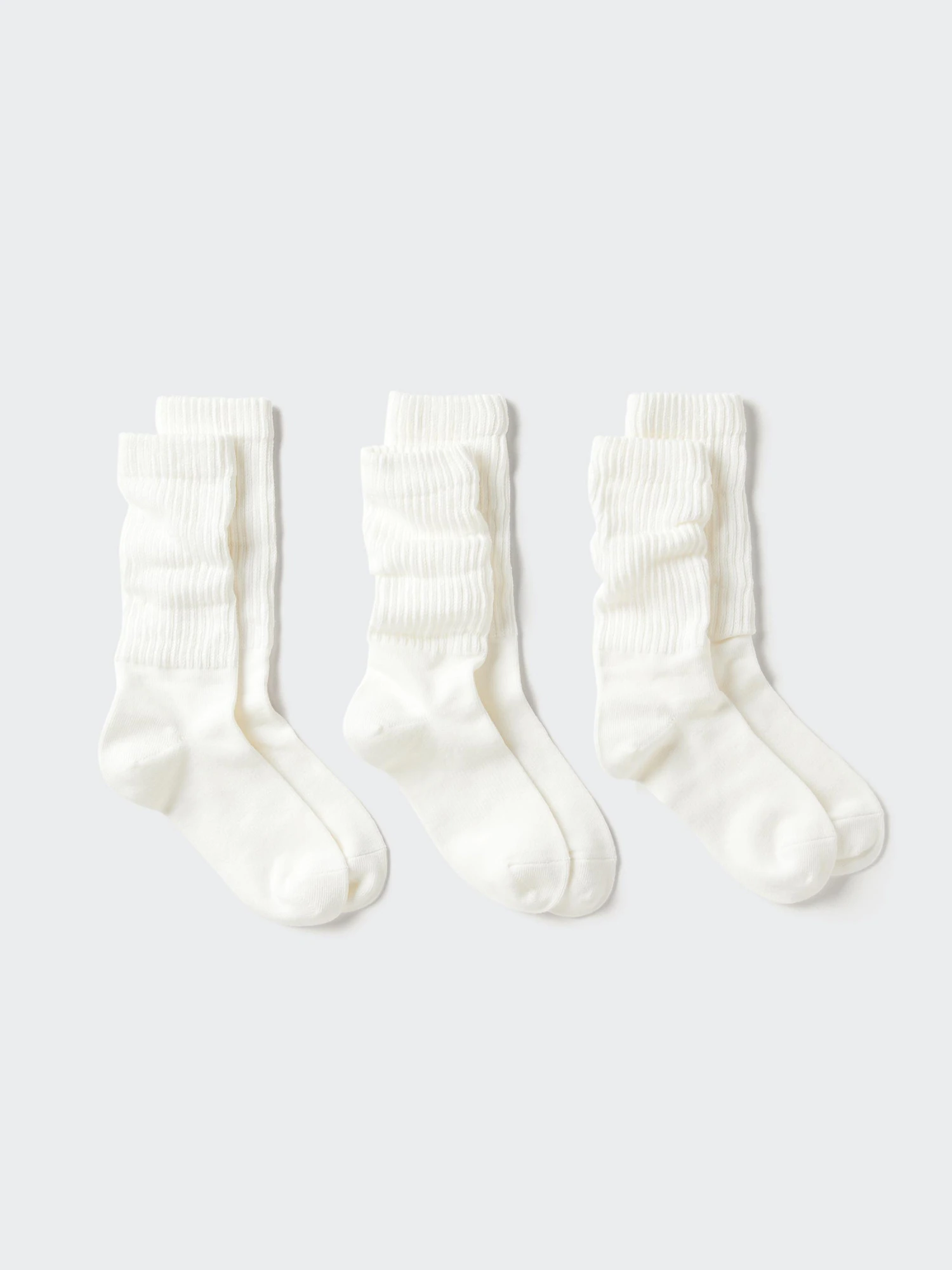 Носки свободные 3 пары — UNIQLO