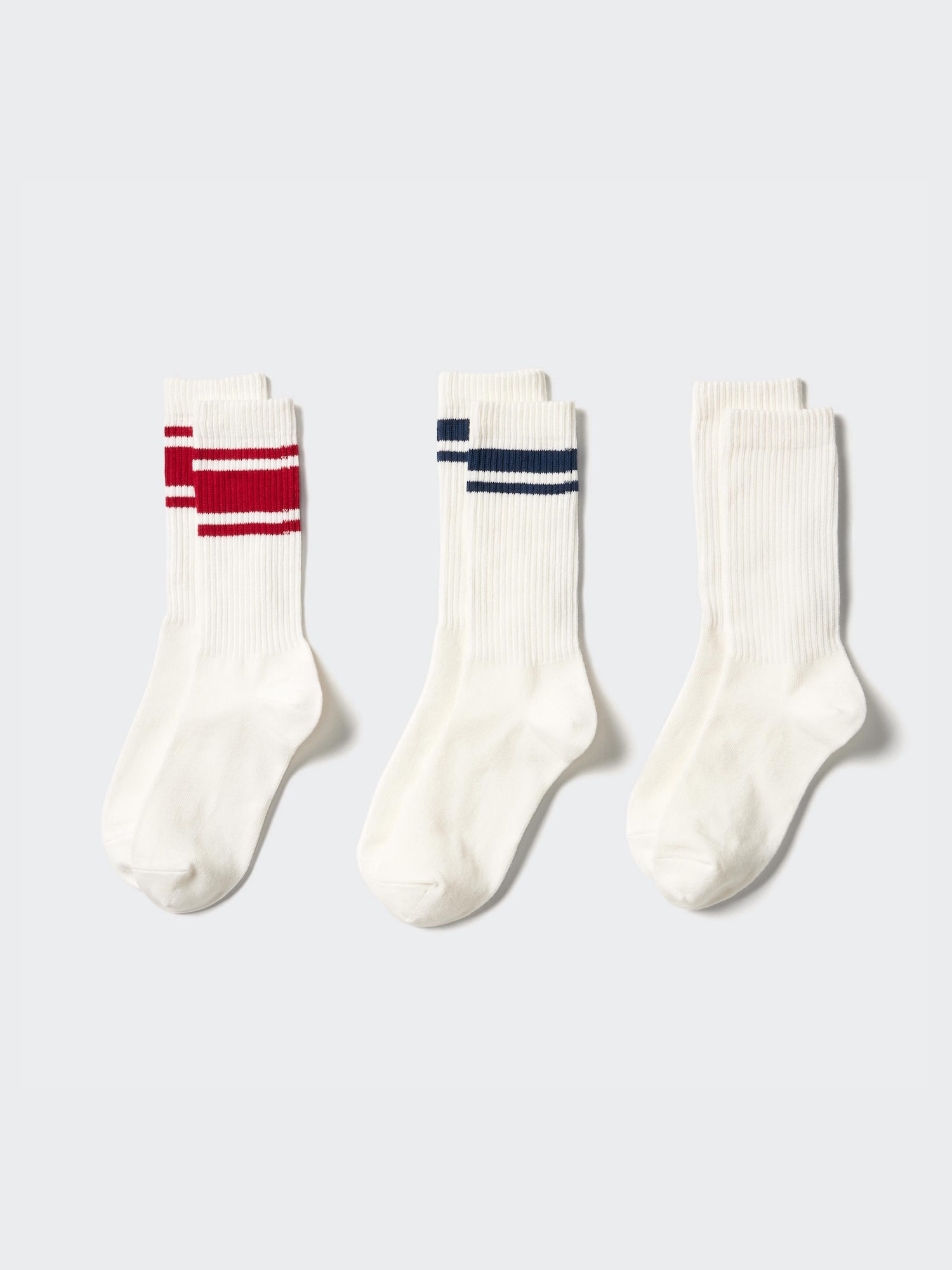 Носки 3 пары / с полосой — UNIQLO