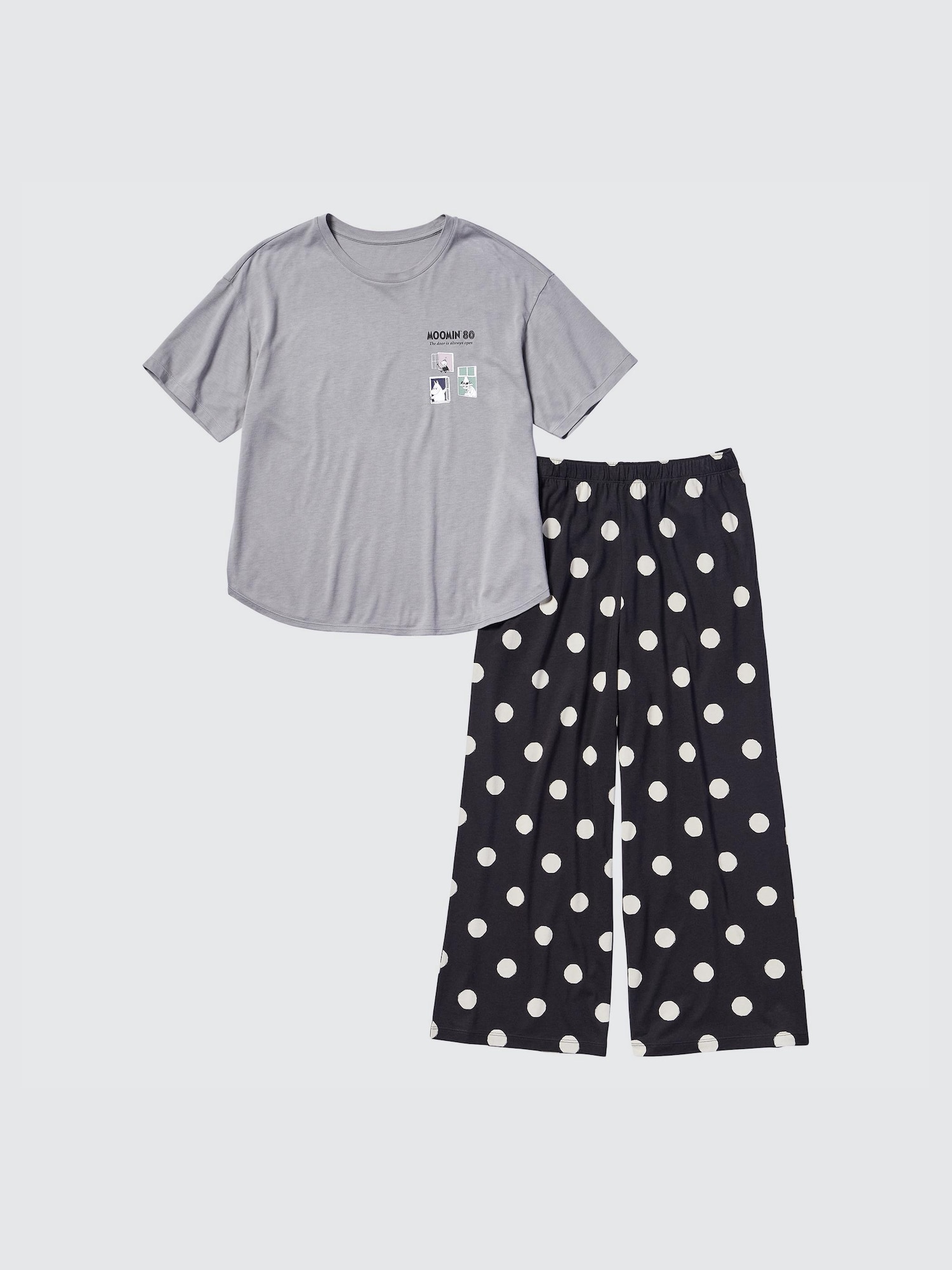 Домашний комплект Moomin с коротким рукавом — UNIQLO