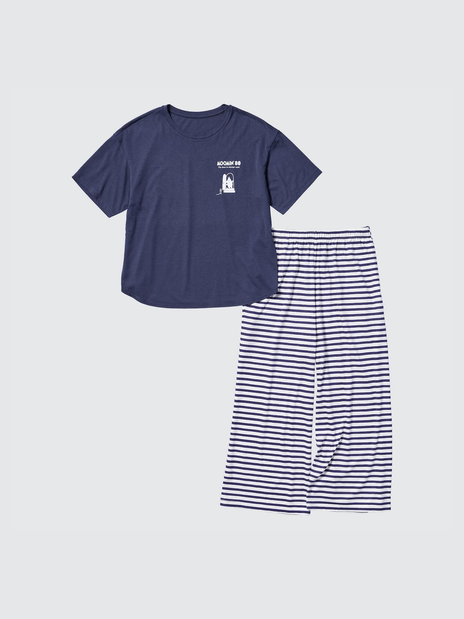 Домашний комплект Moomin с коротким рукавом — UNIQLO