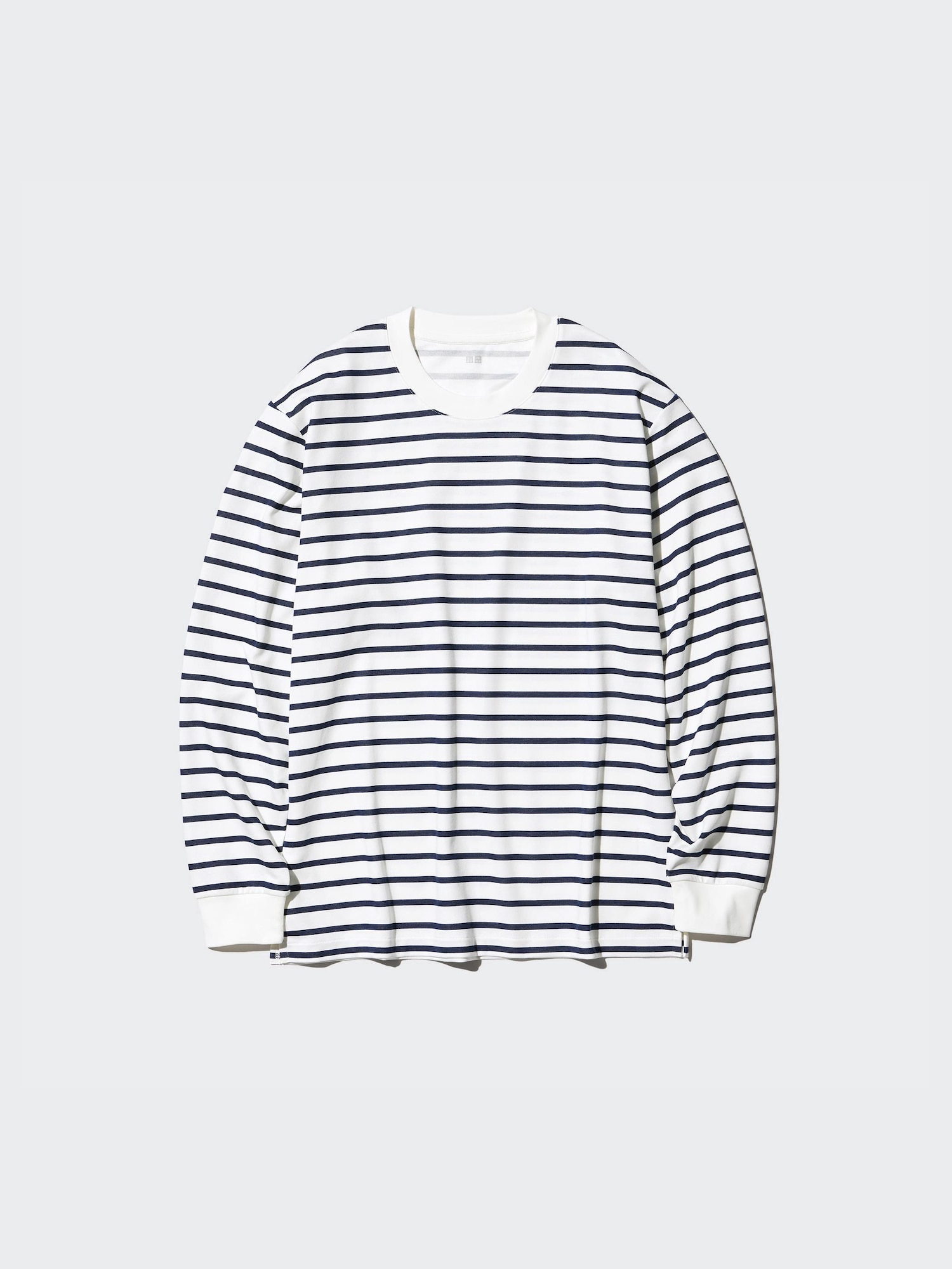 AIRism хлопковая футболка в полоску — UNIQLO